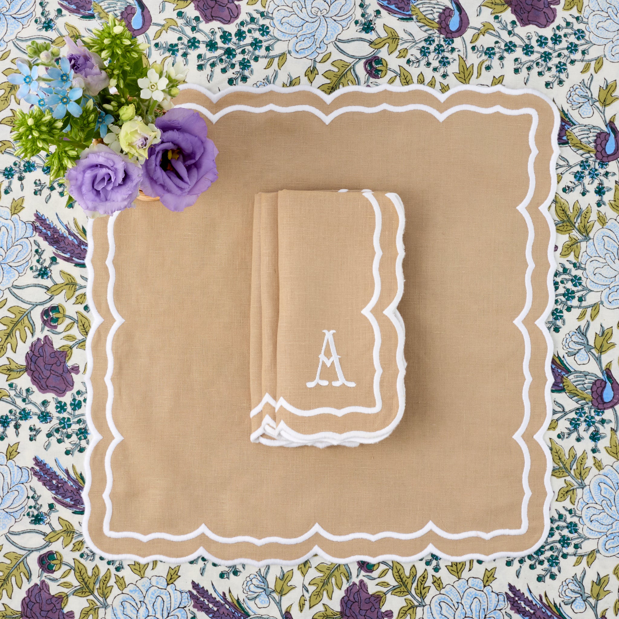 Sand Fleur Napkins (Set of 4) - Image 17