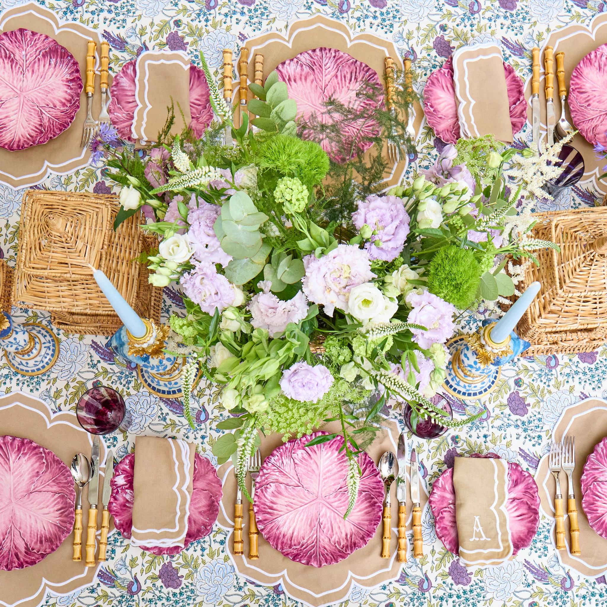 Fleur Sand Placemats & Napkins (Set of 4) - Image 4