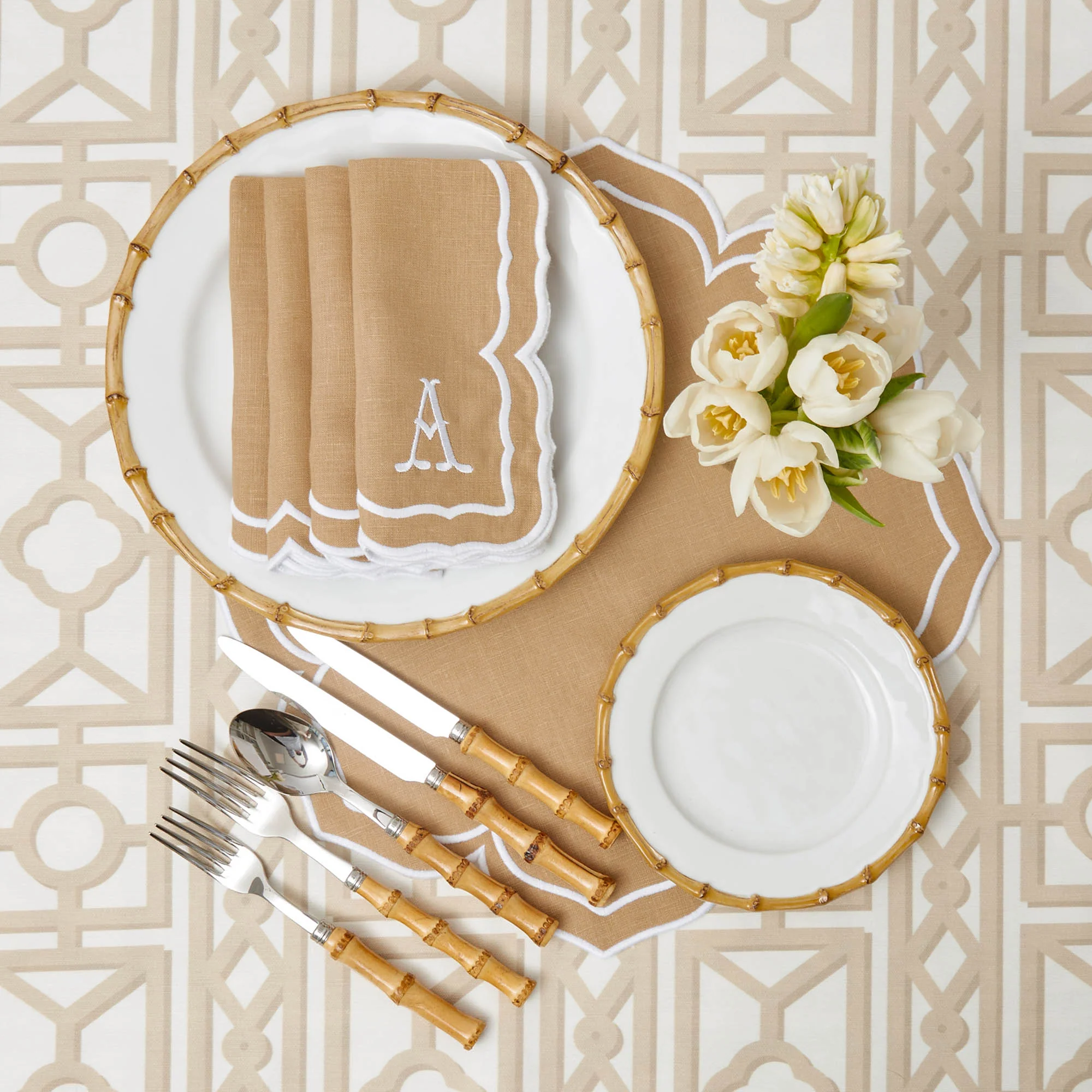 Fleur Sand Placemats (Set of 4) - Image 11