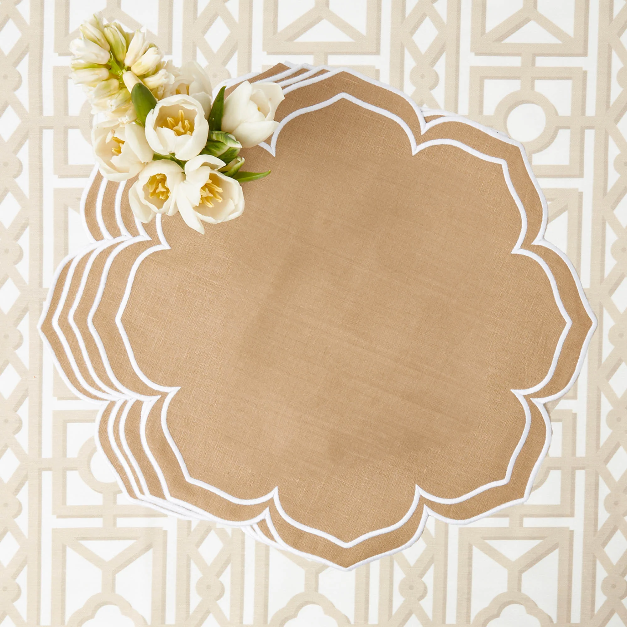 Fleur Sand Placemats (Set of 4) - Image 13