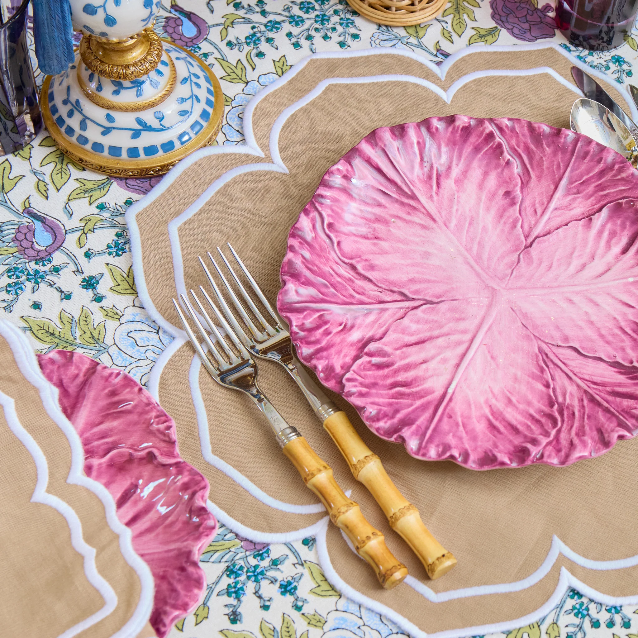 Fleur Sand Placemats & Napkins (Set of 4) - Image 3