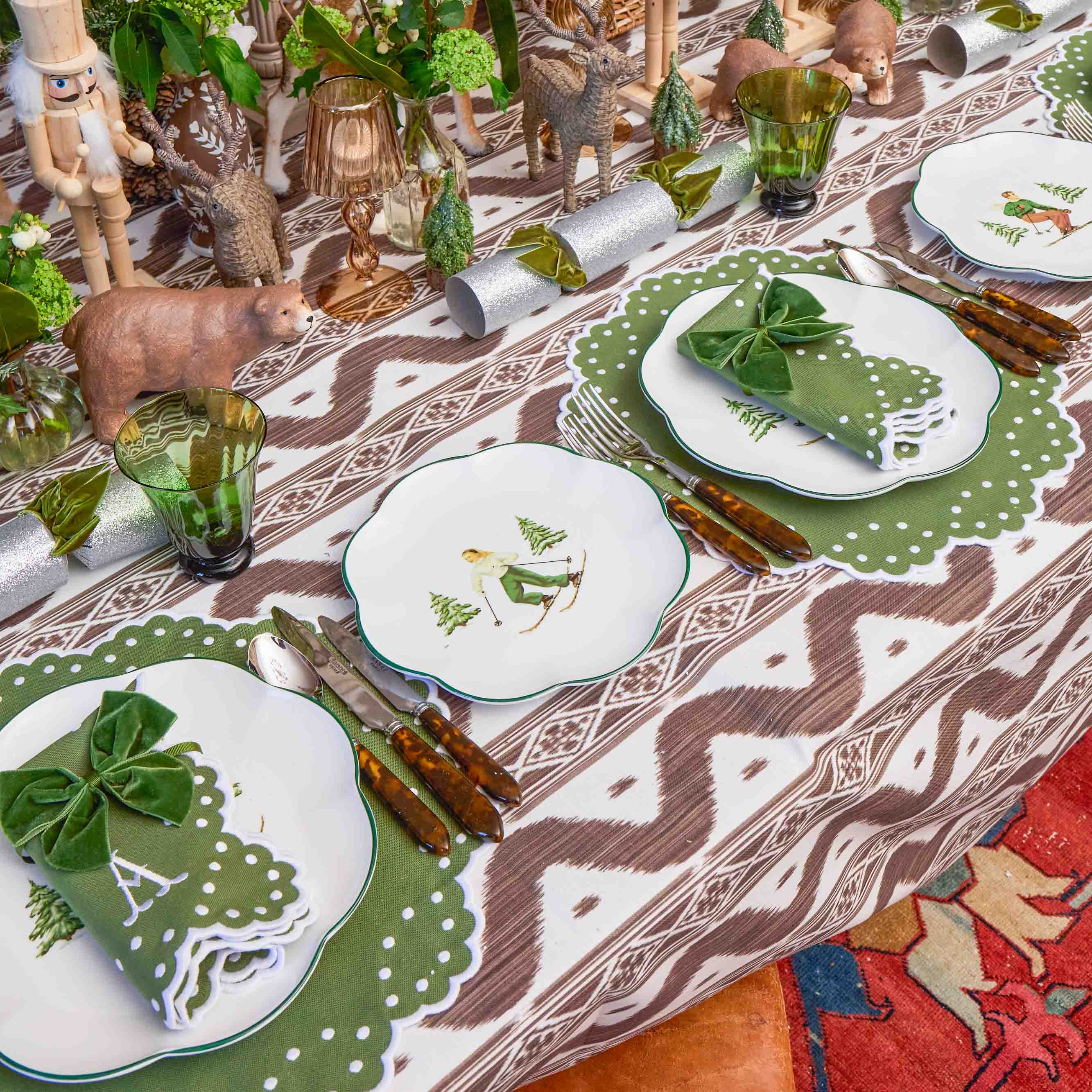 Green Esmerelda Placemats (Set of 4) - Image 2
