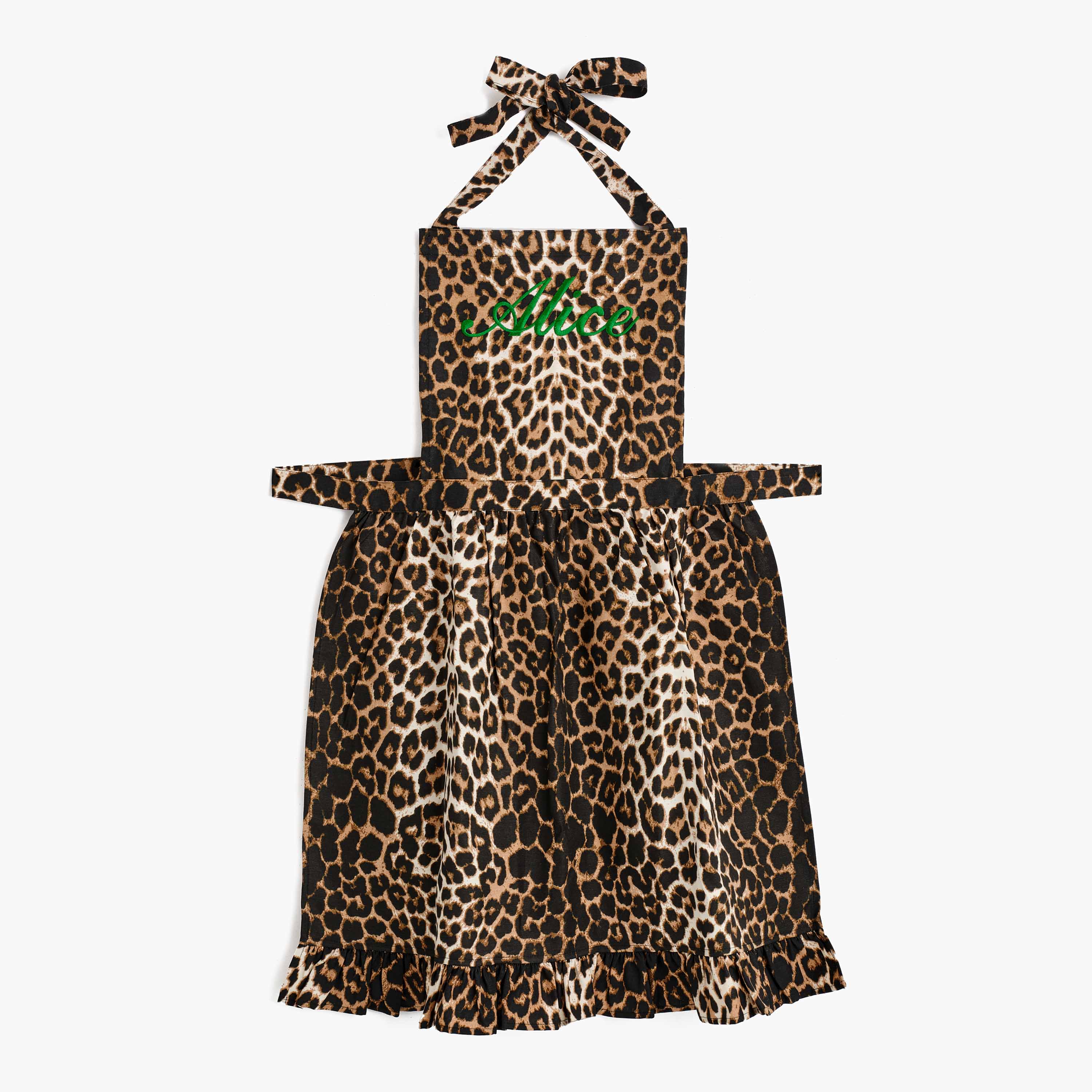 Frilled Leopard Apron - Image 4