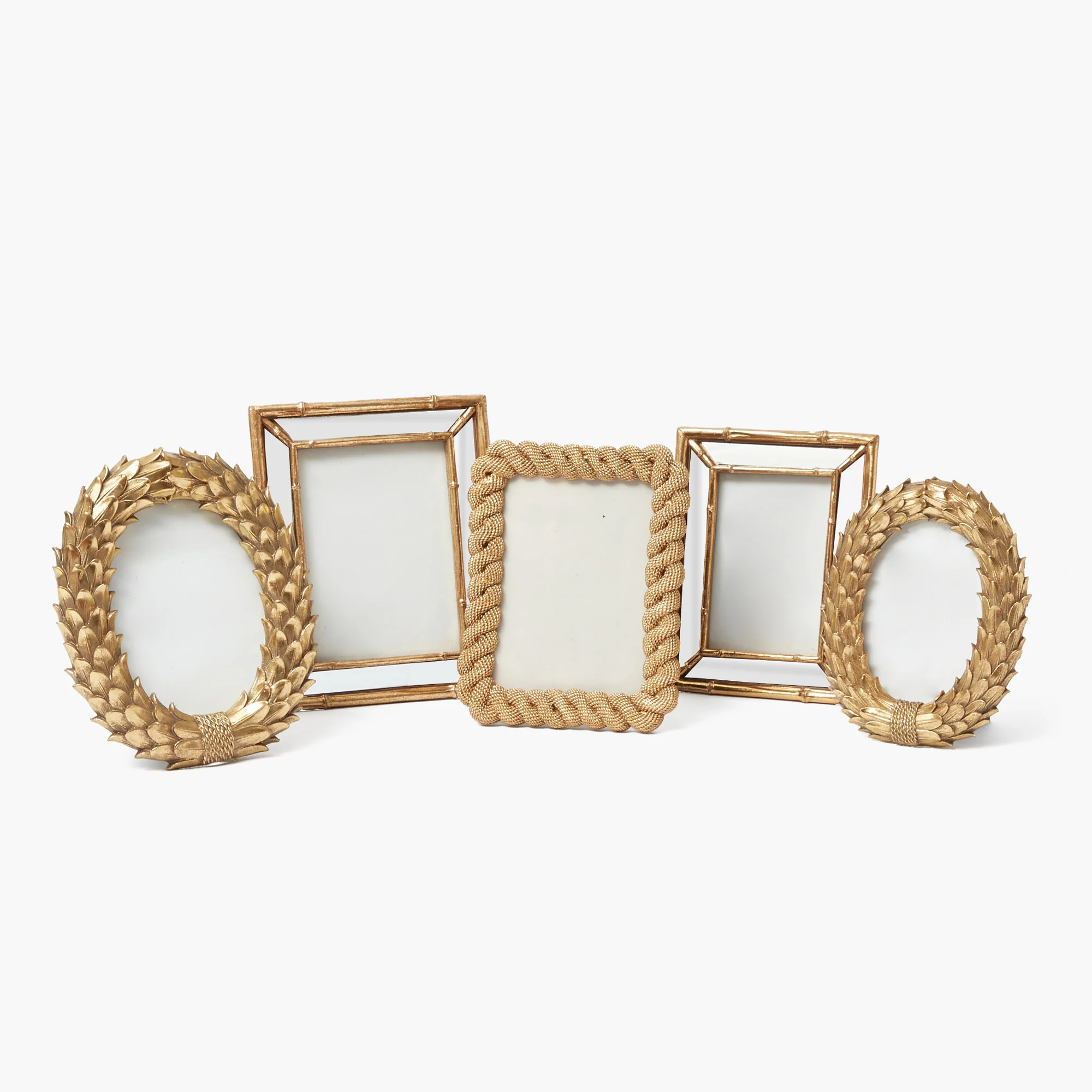 Gold Bamboo Mirror Photo Frame - 5"x 7" - Image 10