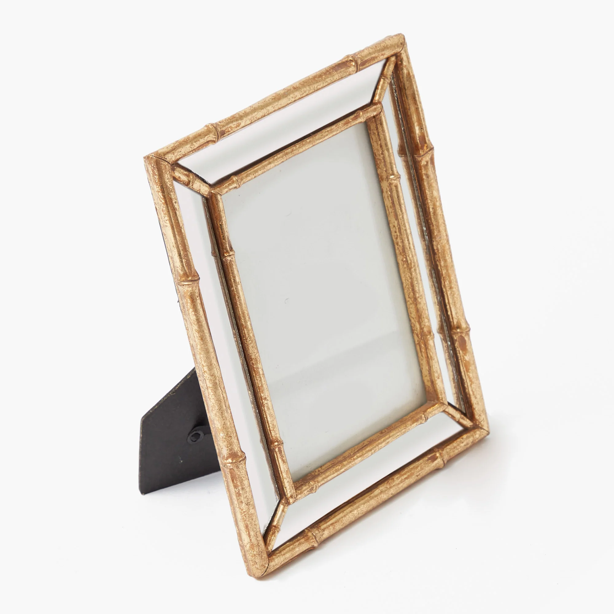 Gold Bamboo Mirror Photo Frame - 5"x 7" - Image 3