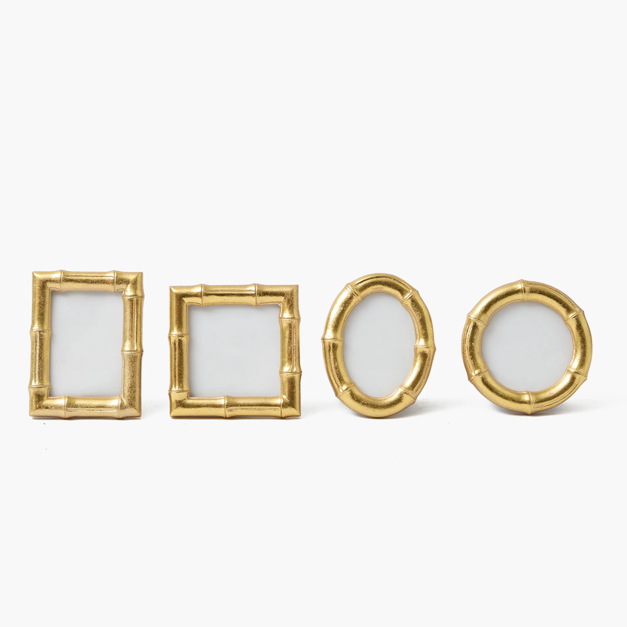 Gold Mini Bamboo Photo Frames (Set of 4) - Image 3