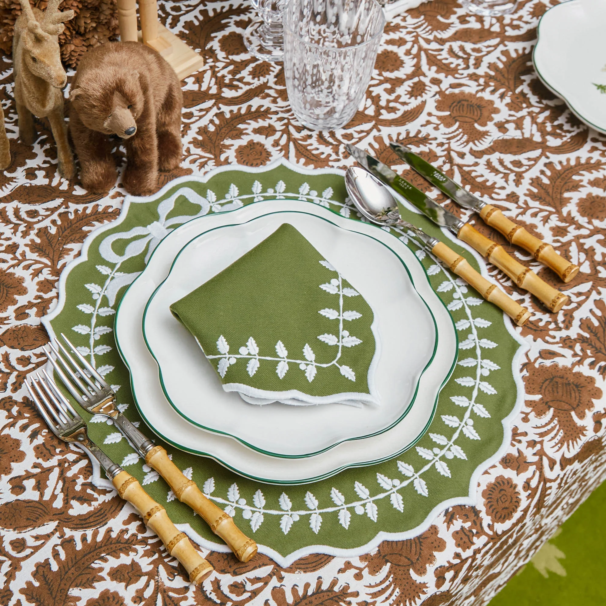 Chocolate Pheasant Tablecloth - Image 9