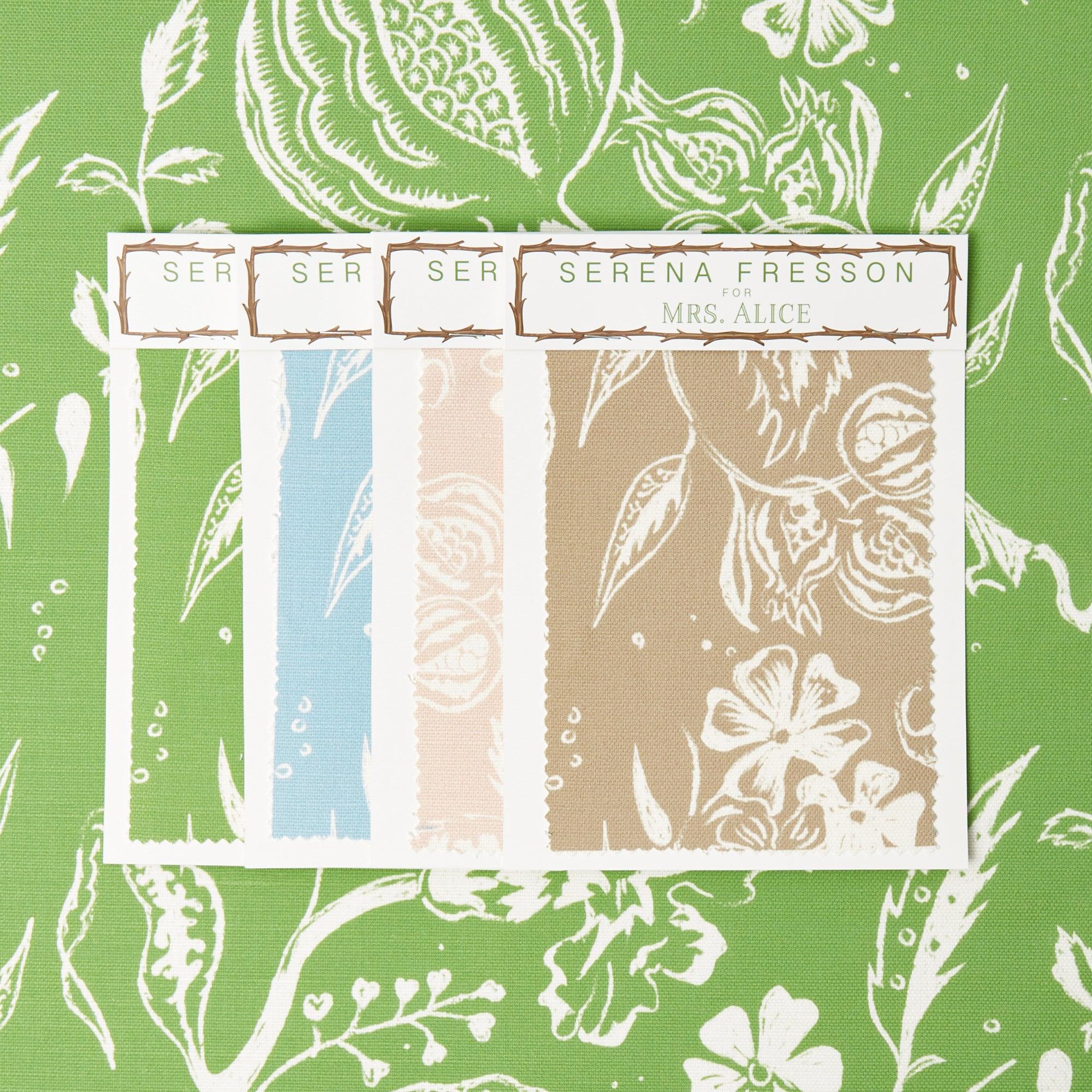 Green Chelsea Square Fabric - Image 11