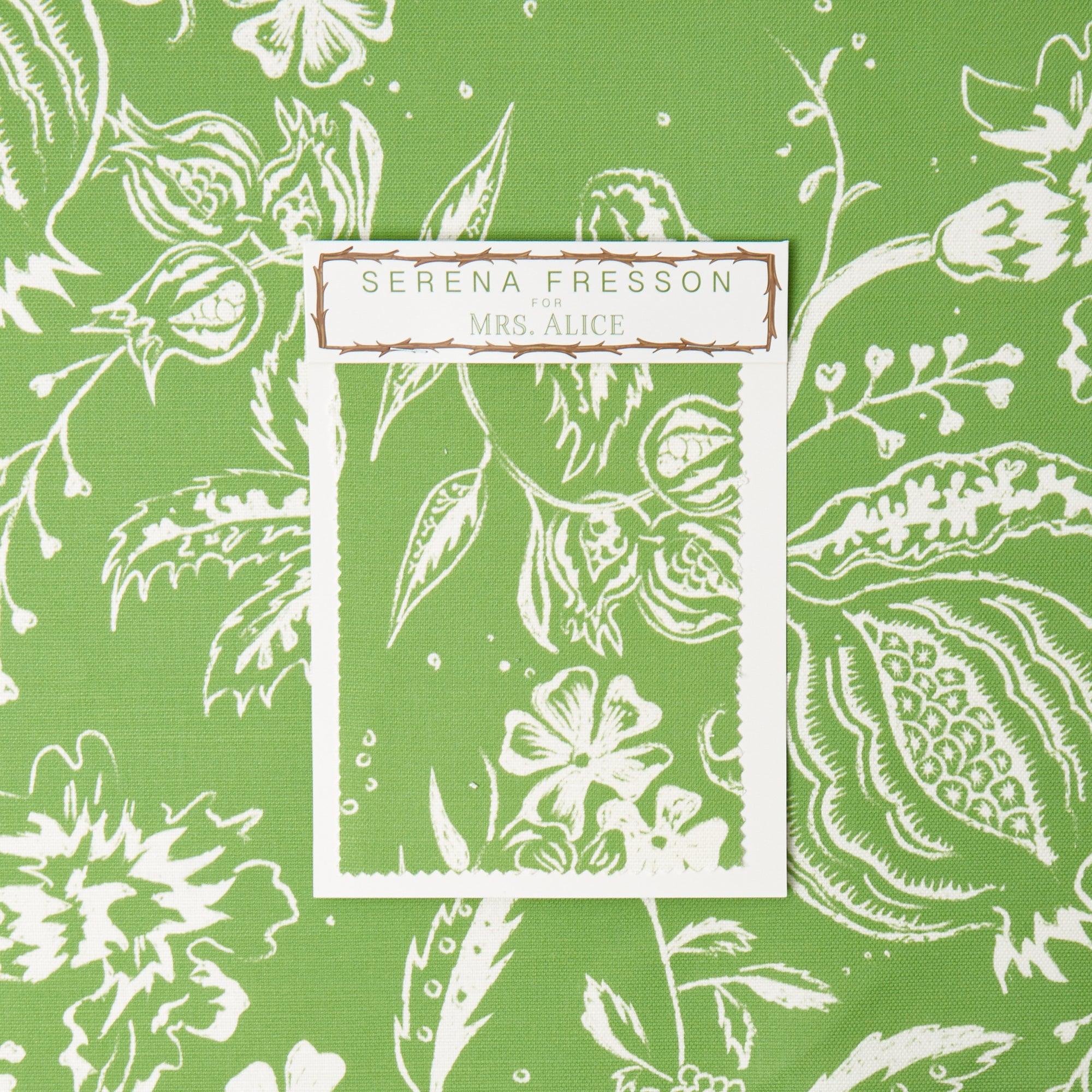 Green Chelsea Square Fabric - Image 5