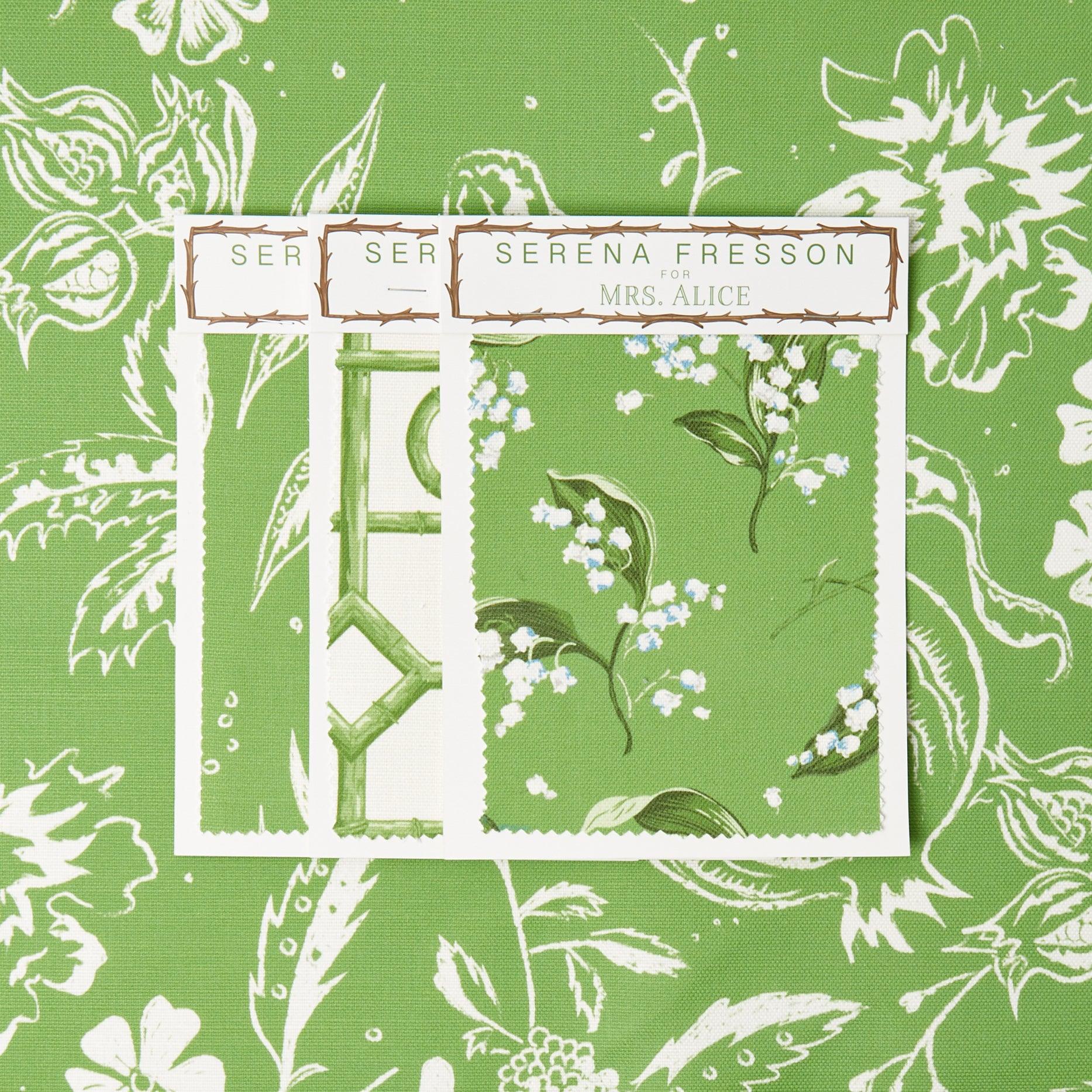 Green Chelsea Square Fabric - Image 8