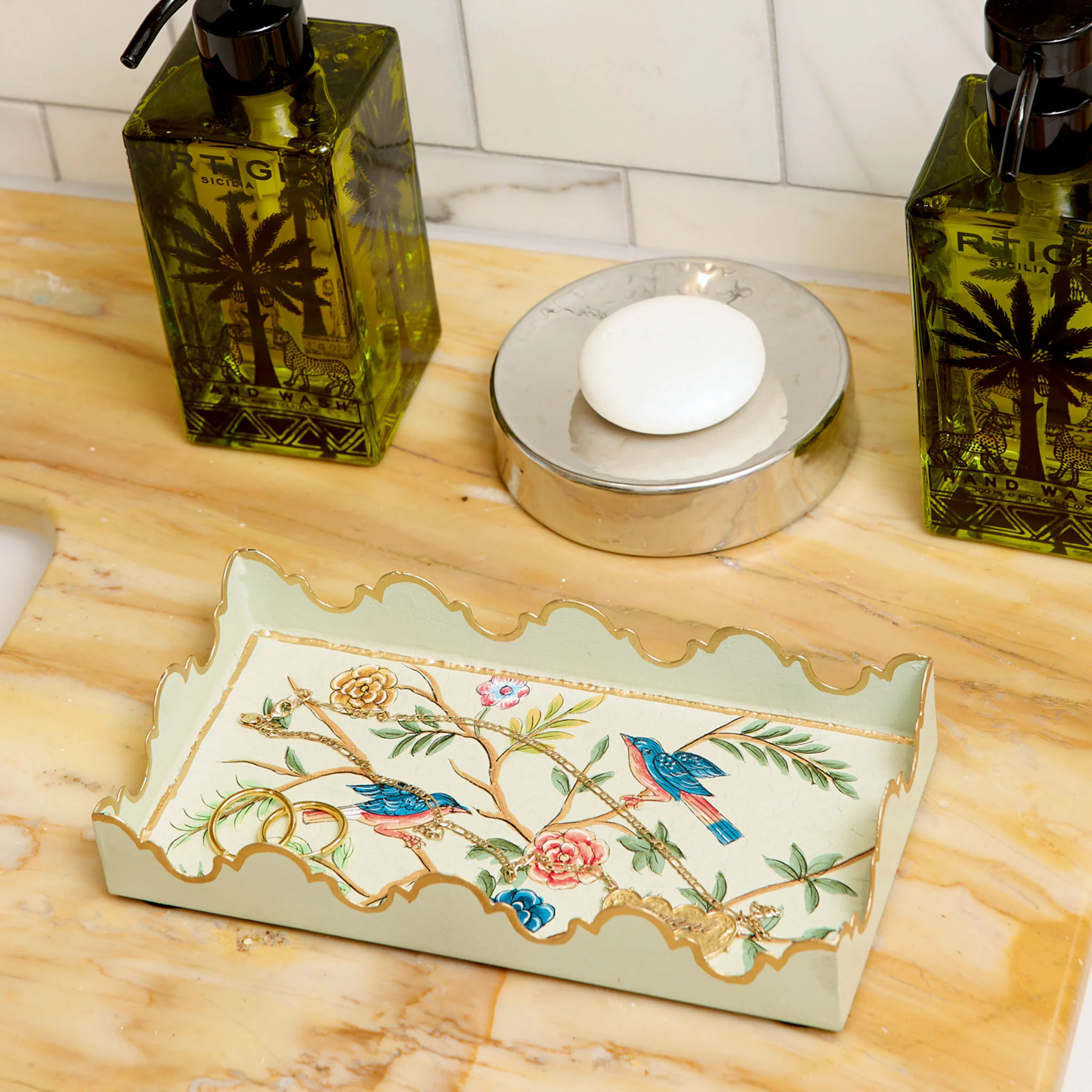 Chinoiserie Tole Trinket Tray - Image 2