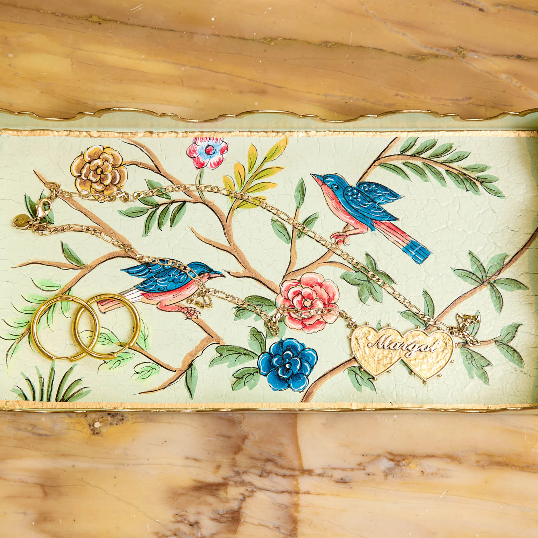 Chinoiserie Tole Trinket Tray - Image 4