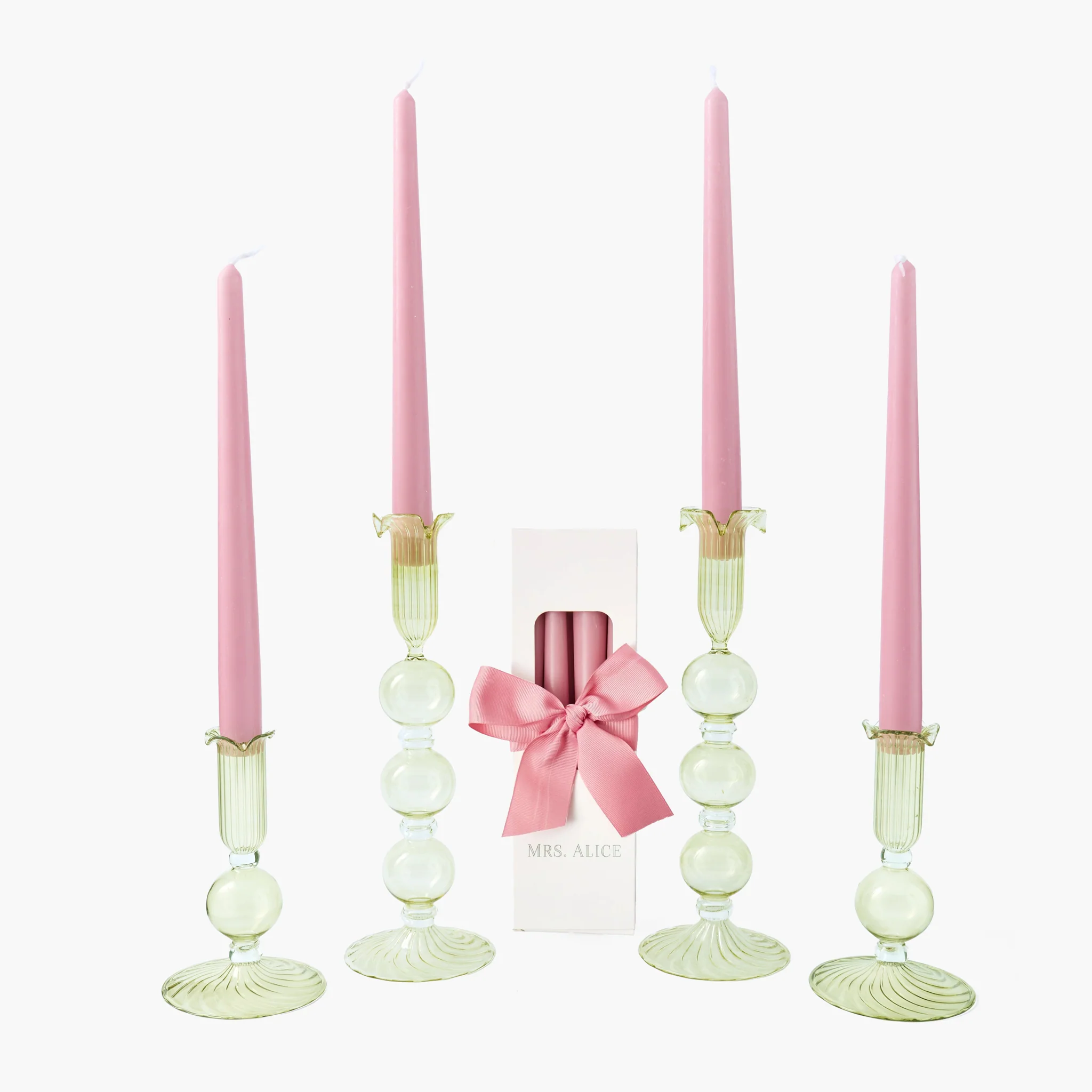 Pink Candles (Set of 8) - Image 3