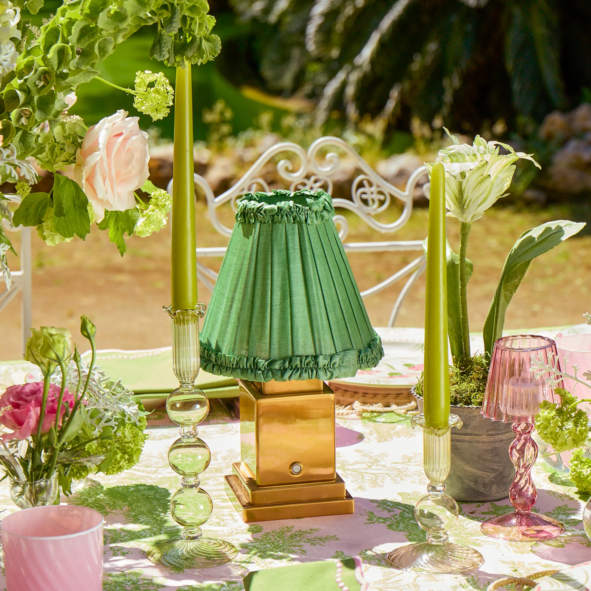 Green Small Eden Candle Holders (Pair) - Image 3