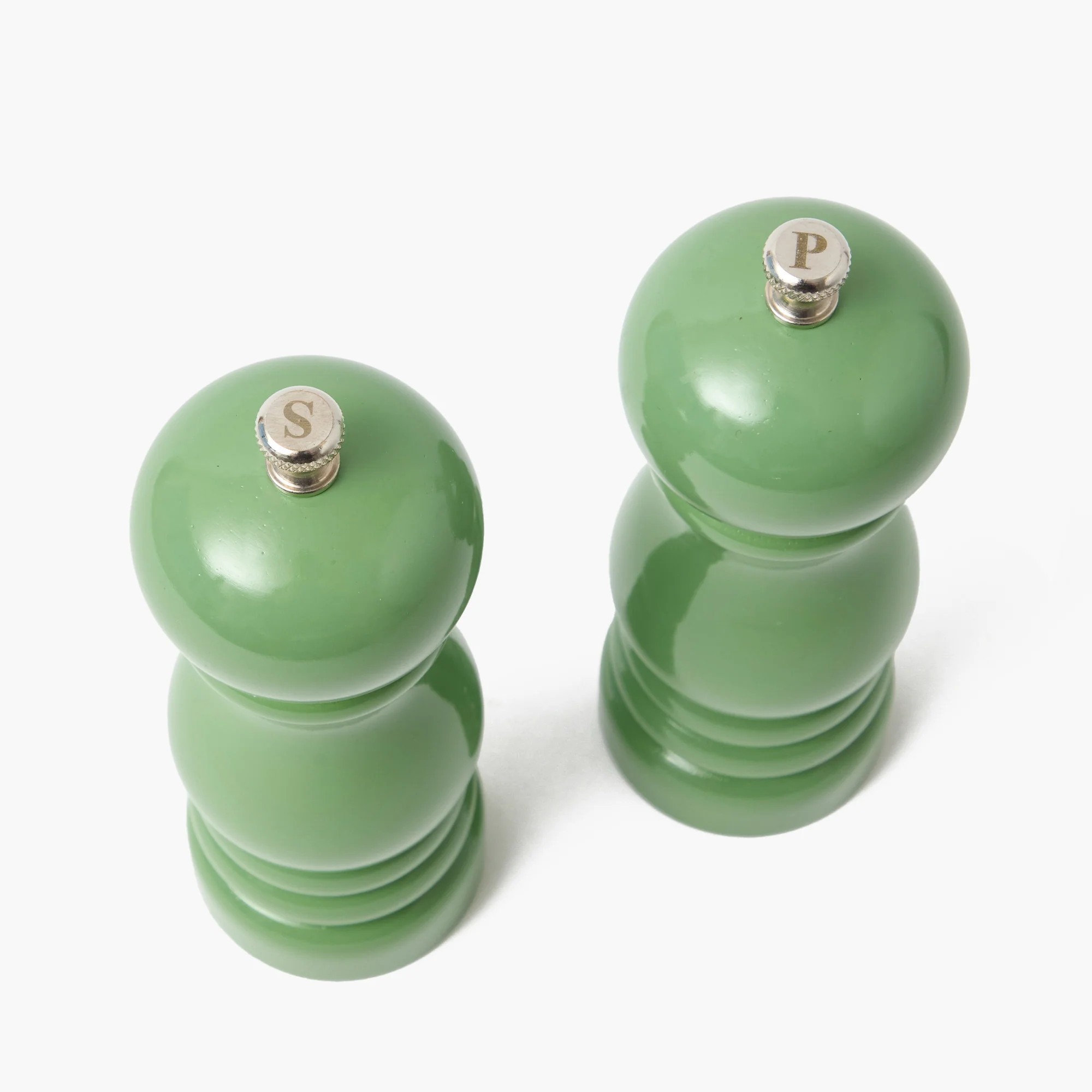 Green Lacquer Salt & Pepper Set - Image 4