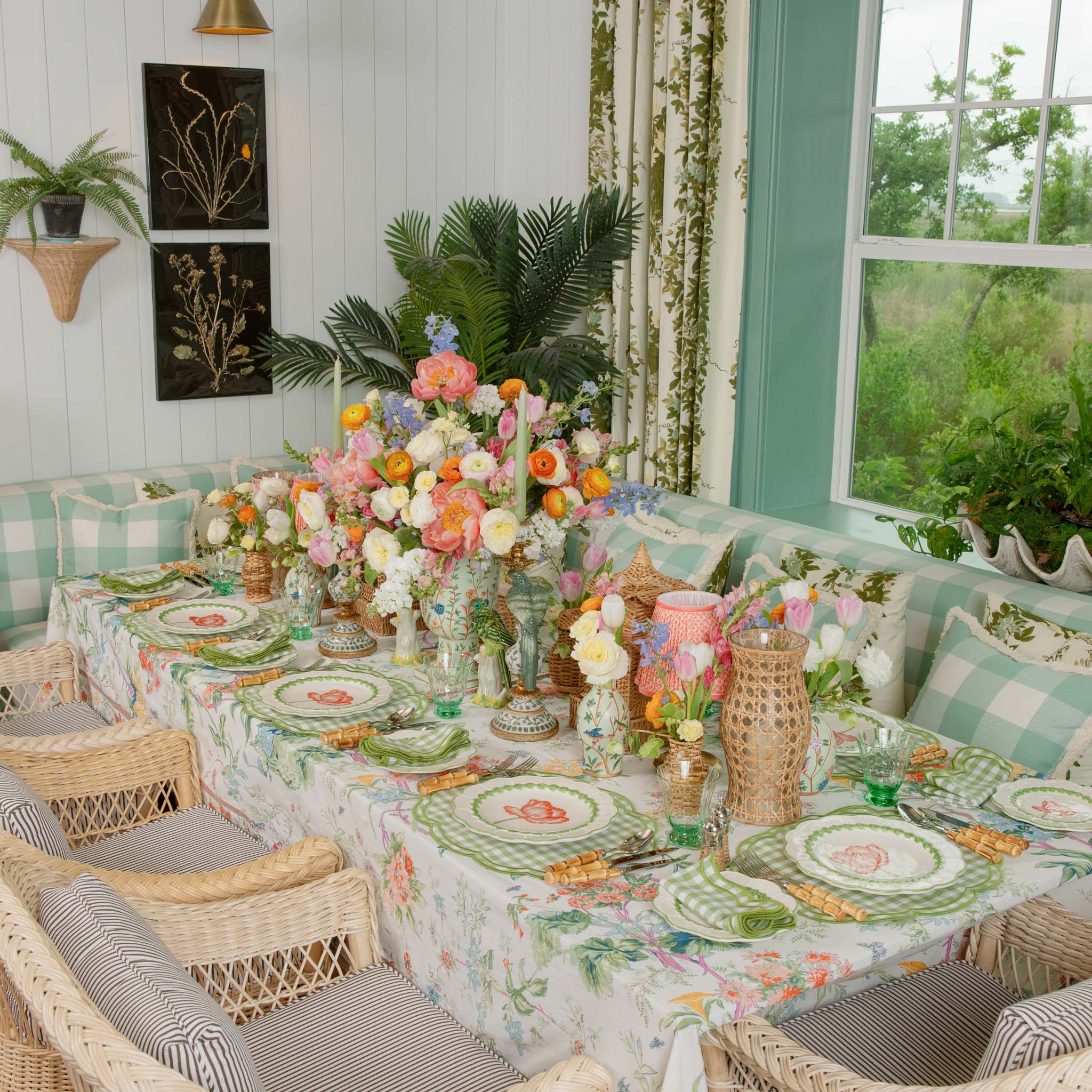 Green Laurel Tulip Starter Plate - Image 3