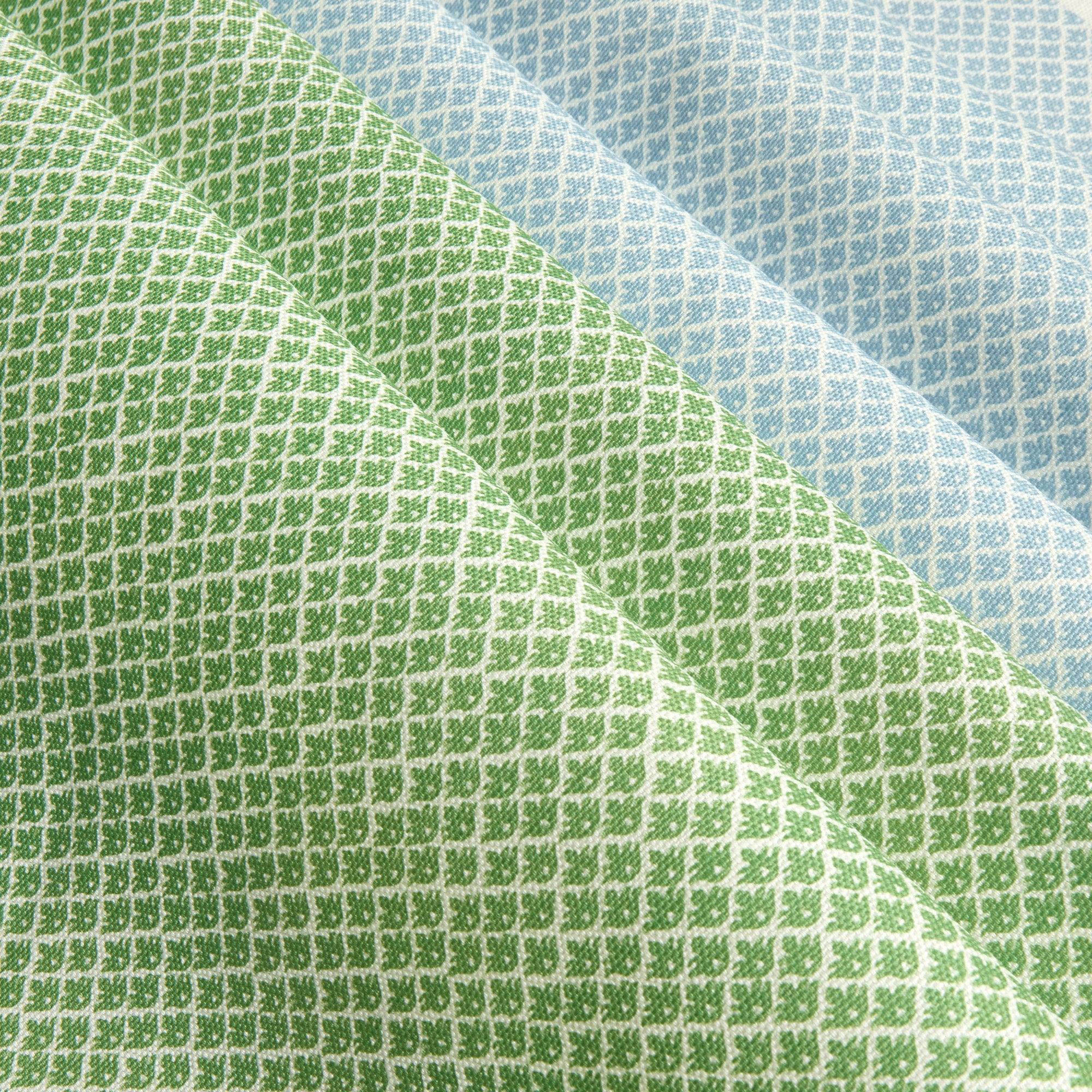 Green Lotus Flower Fabric - Image 4