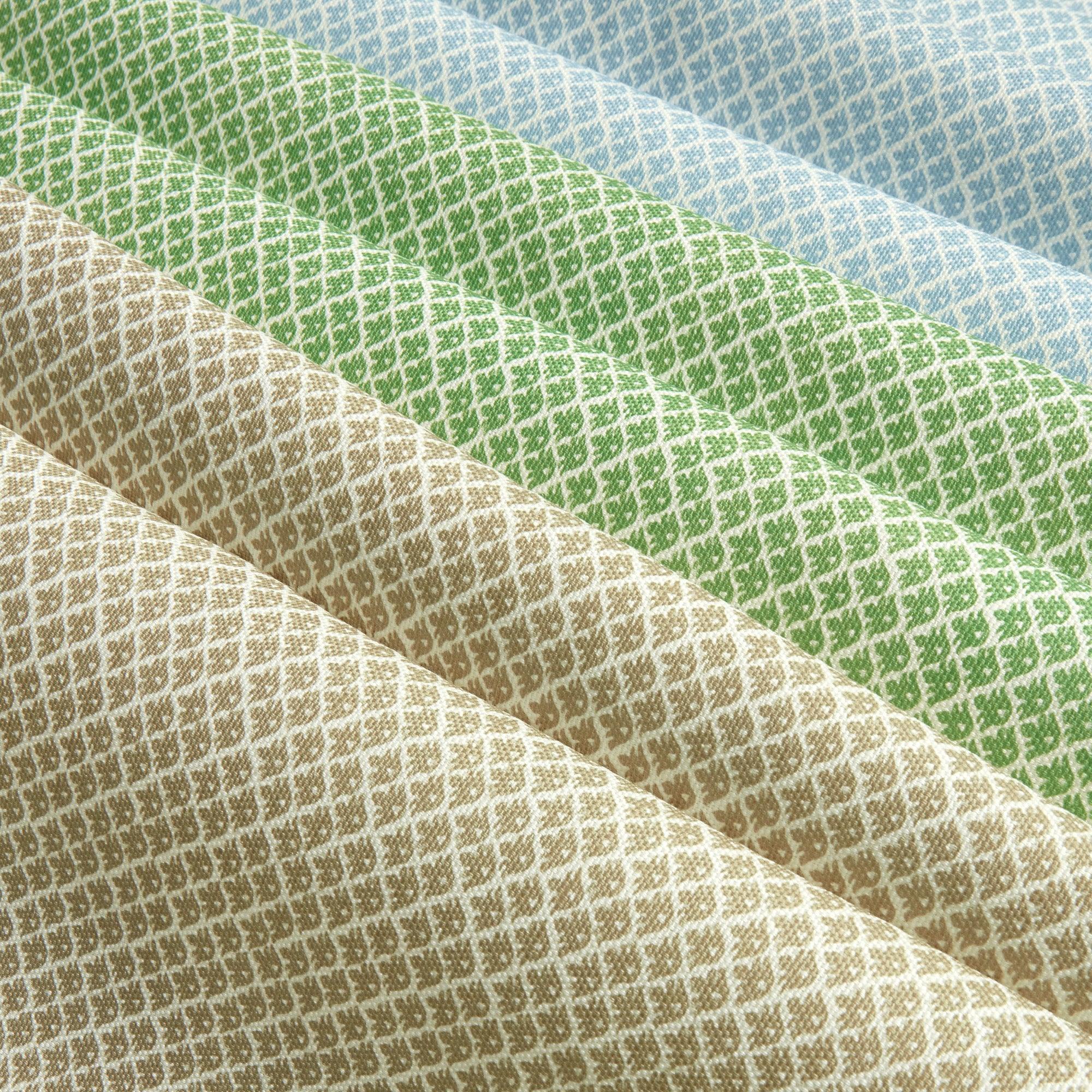 Green Lotus Flower Fabric - Image 7