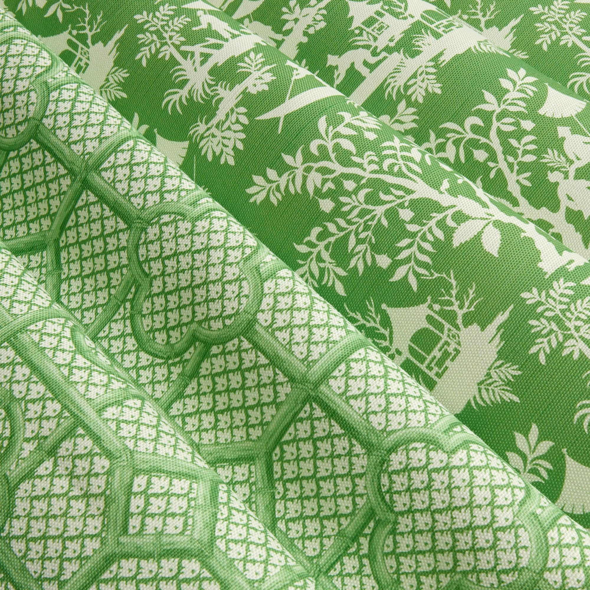 Green Pagoda Garden Fabric - Image 6