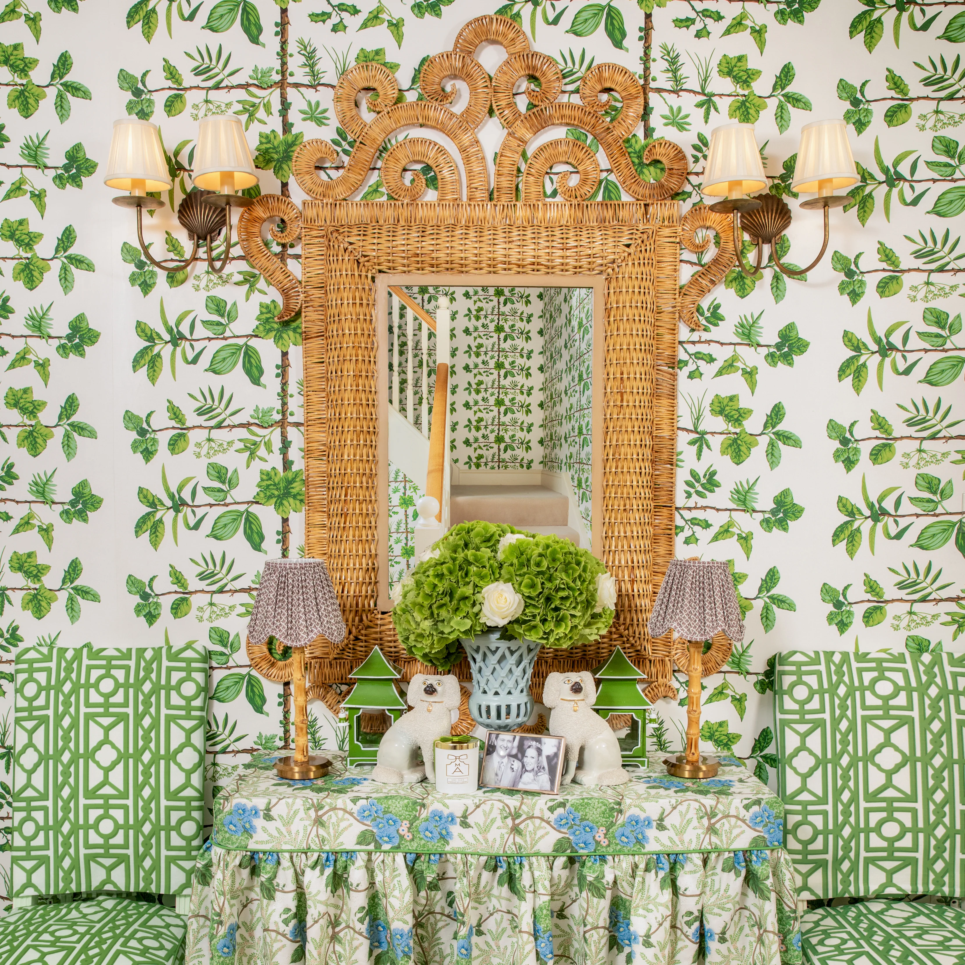 Green Pavilion Fabric - Image 5