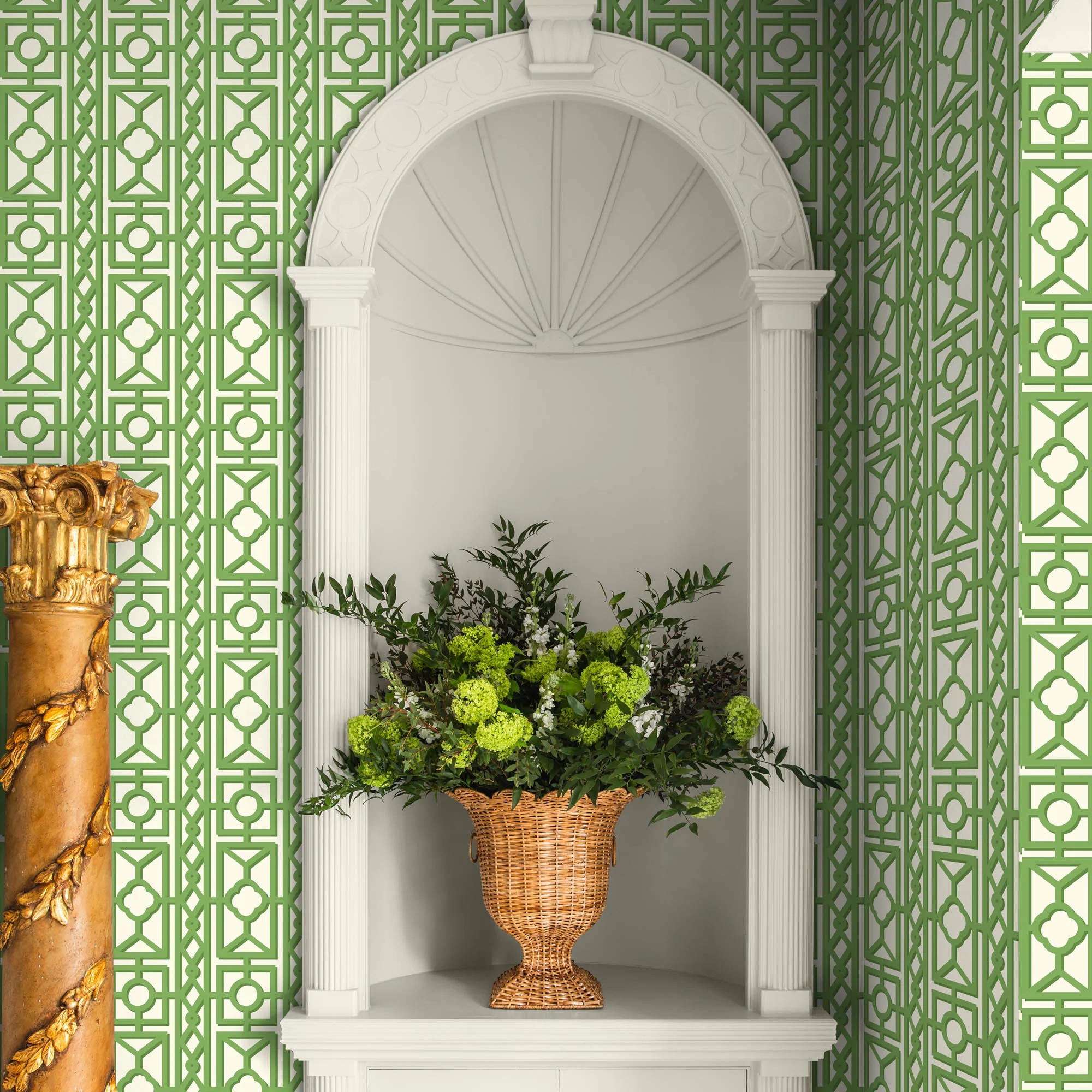Green Pavilion Wallpaper - Image 3