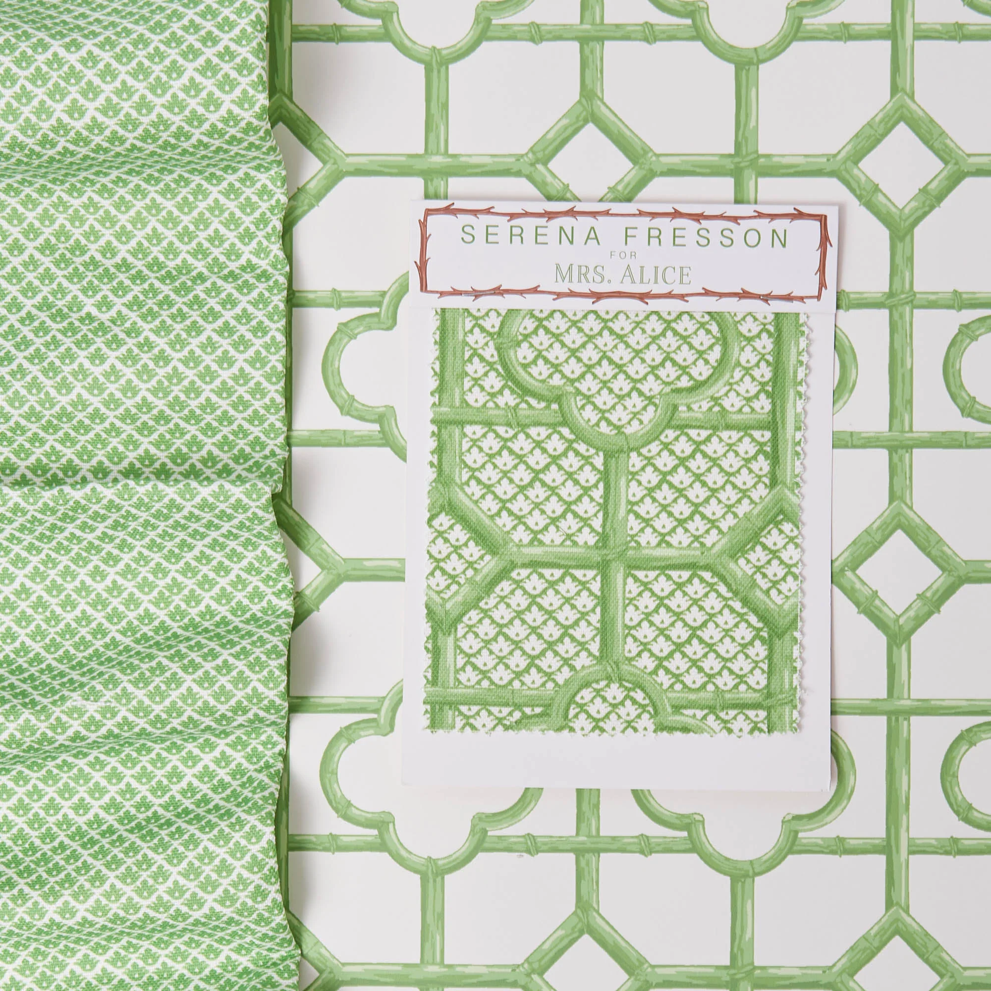 Green Shaded Bamboo Wallpaper - Image 7