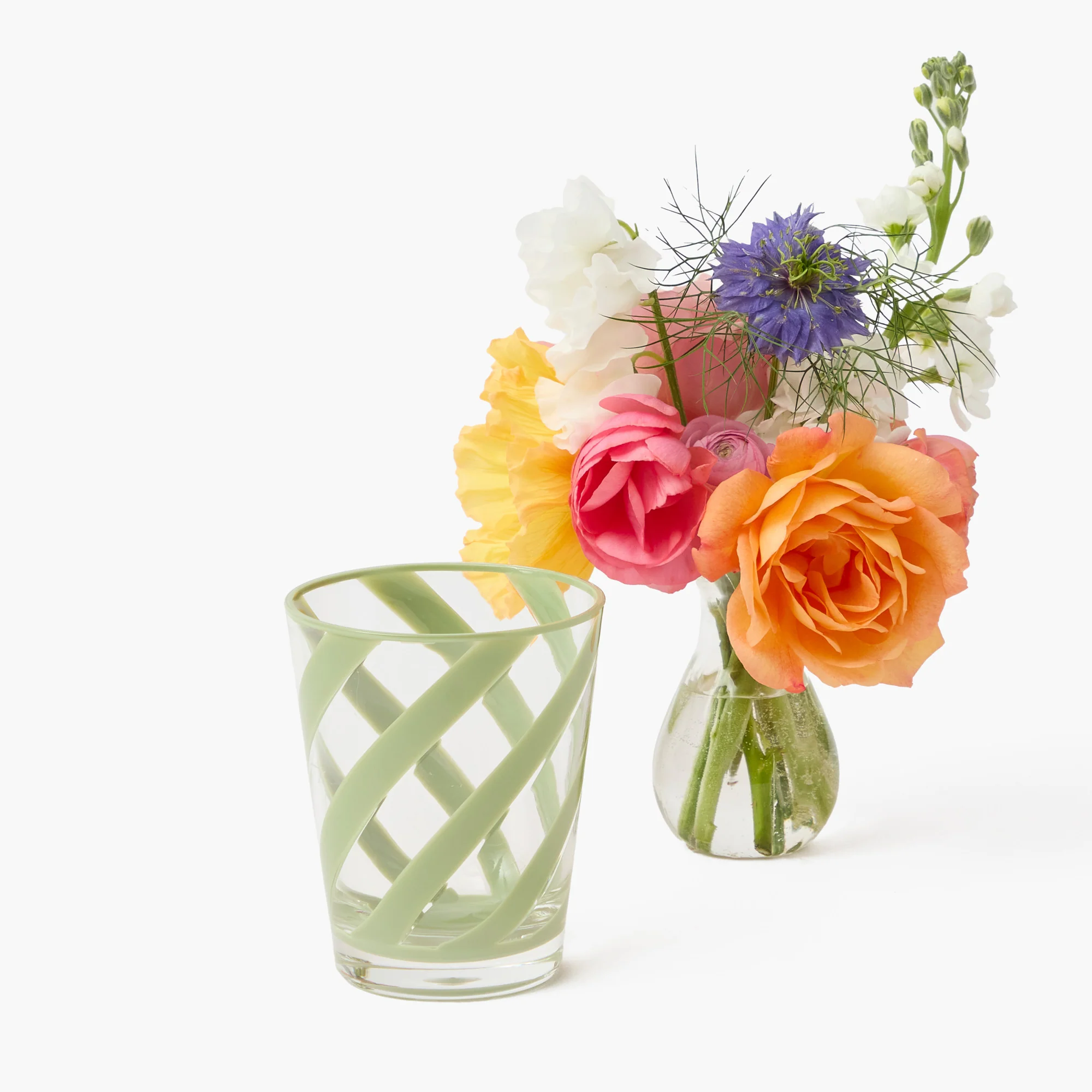 Green Swirl Outdoor Glasses (Set of 6) - Image 17