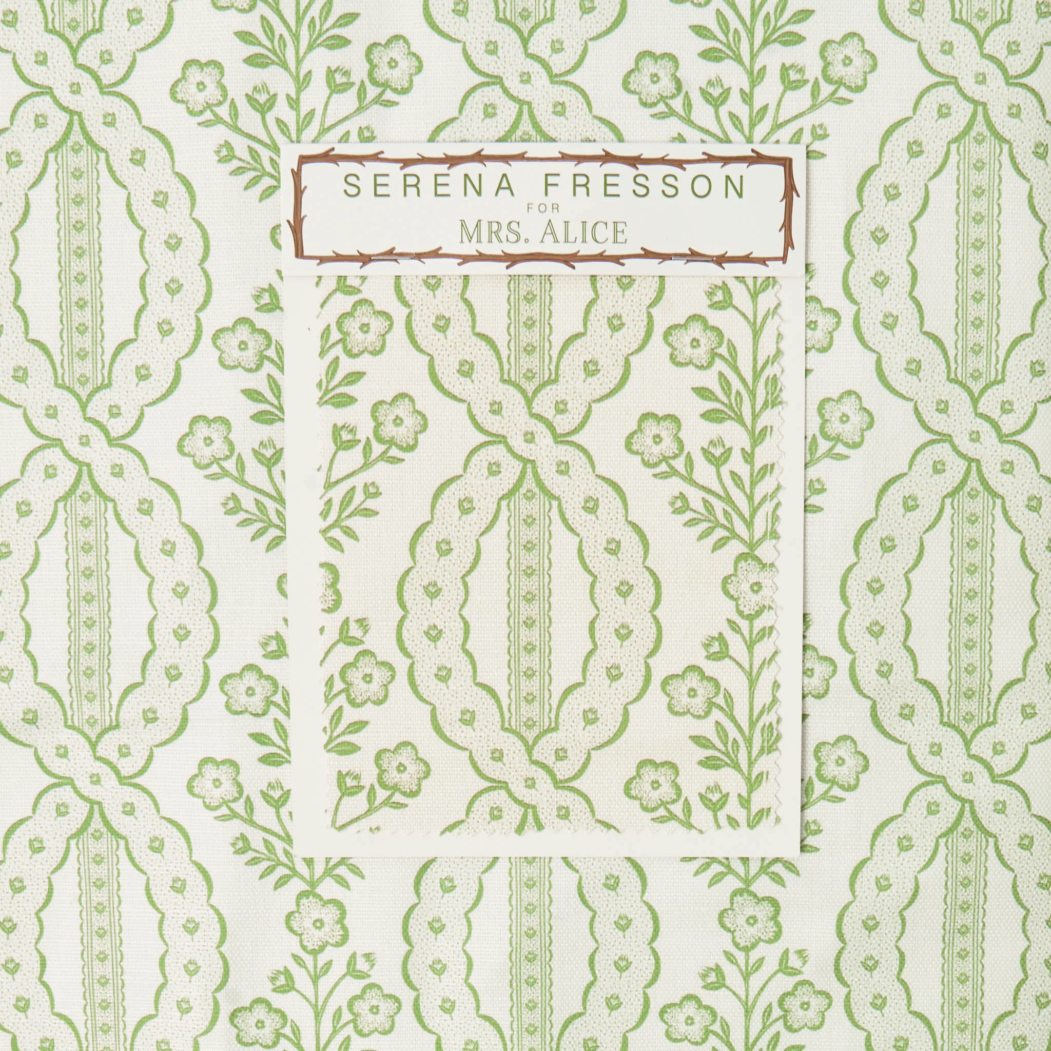 Green Sybil Fabric - Image 5