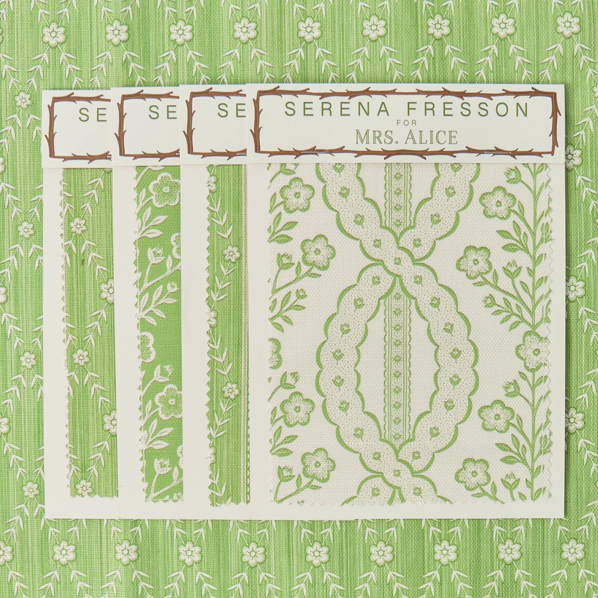 Green Sybil Fabric - Image 7