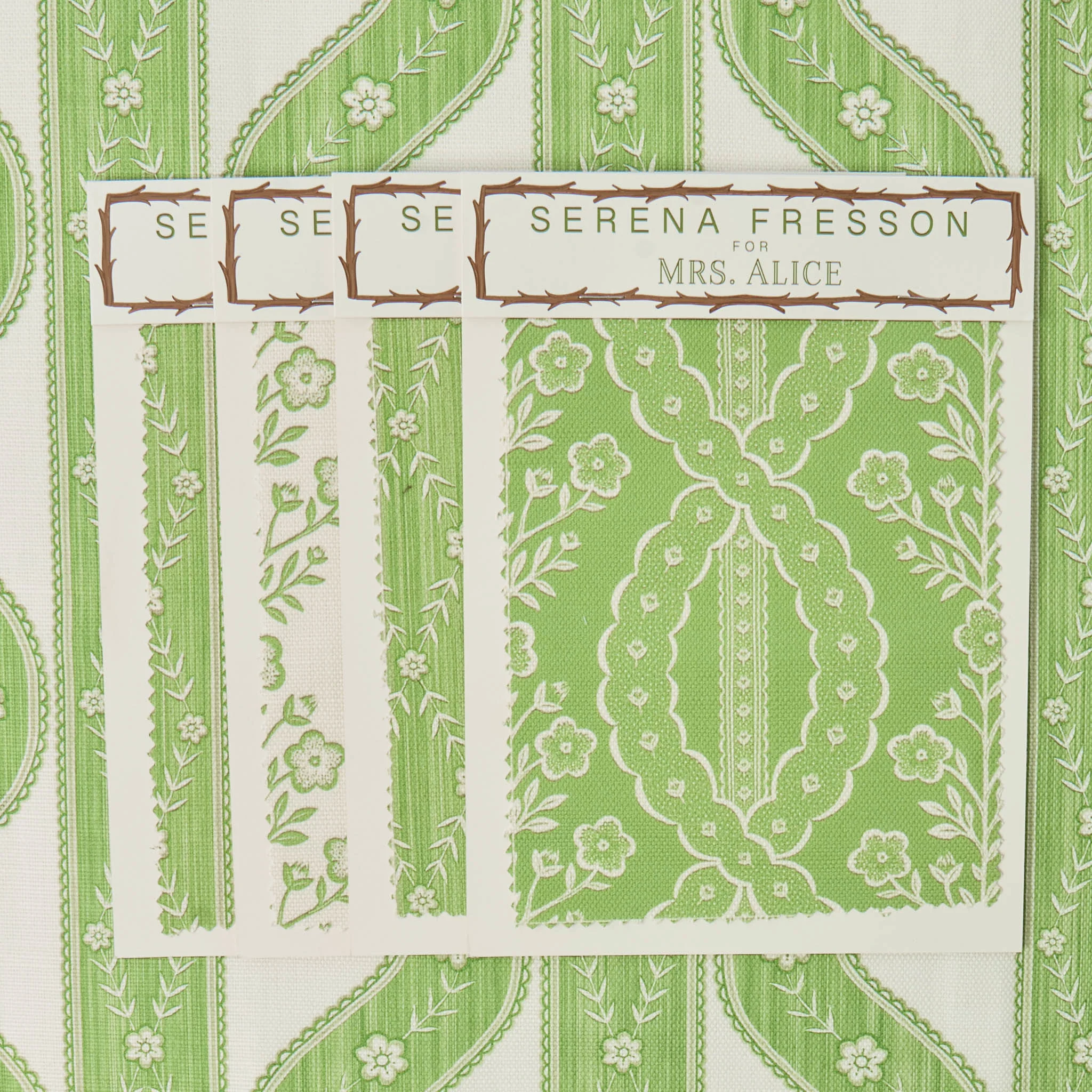 Green Sybil Inverse Fabric - Image 4