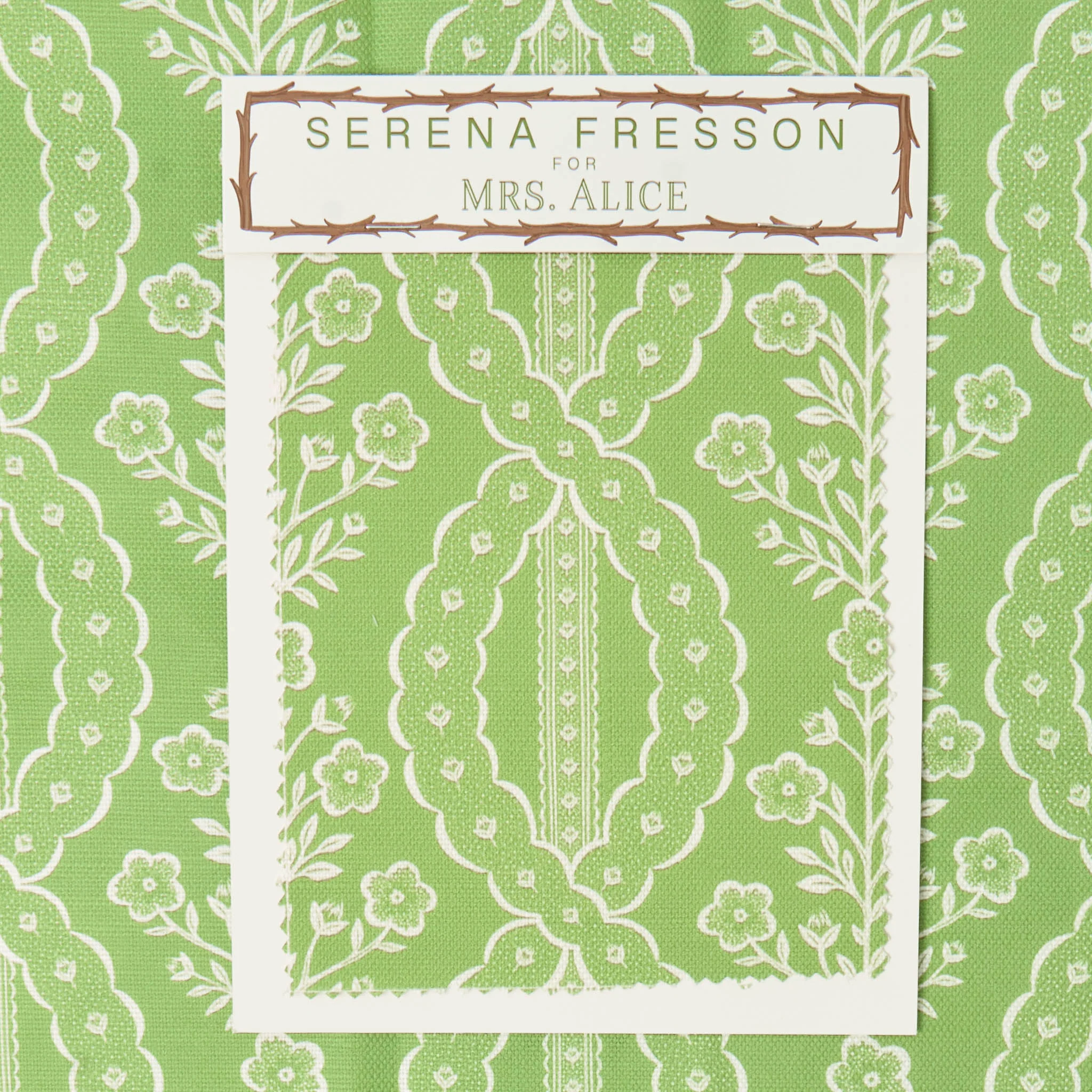 Green Sybil Inverse Fabric - Image 5