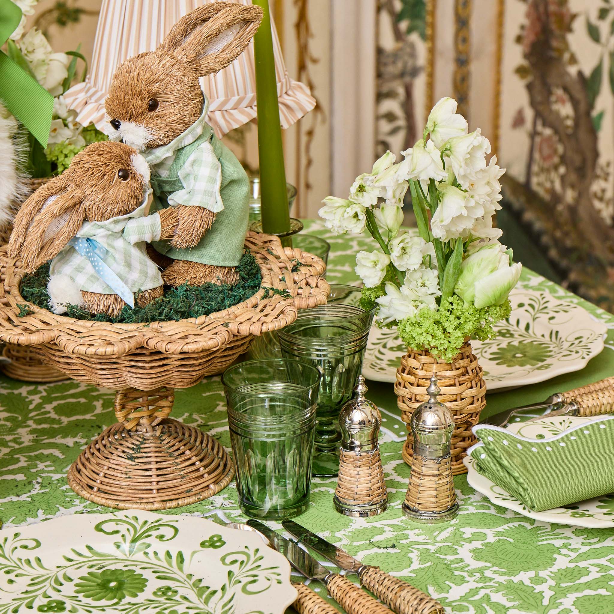 Green Sylvie Engraved Glassware (Set of 8) - Image 13