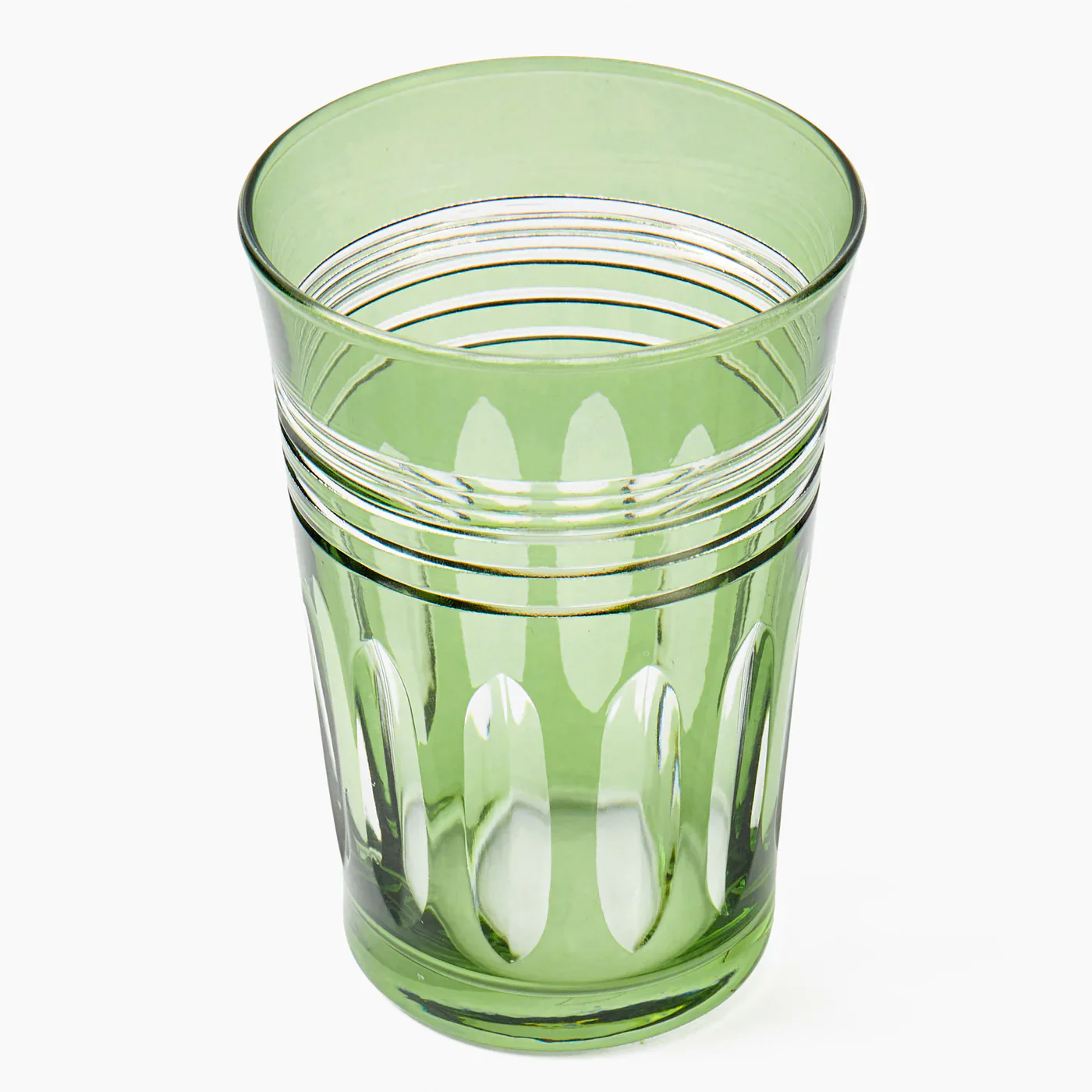 Green Sylvie Engraved Glassware (Set of 8) - Image 8