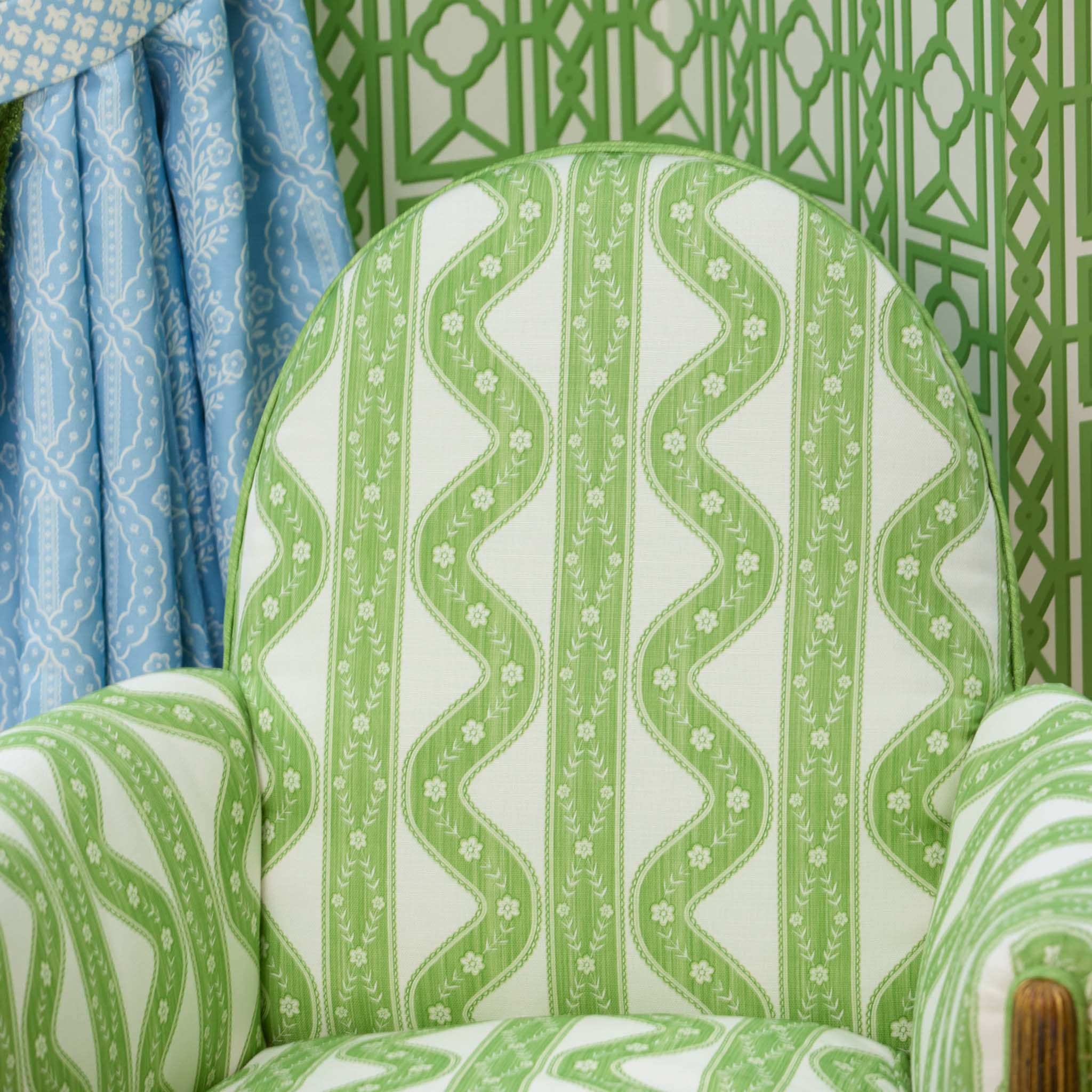 Green Theodora Fabric - Image 3