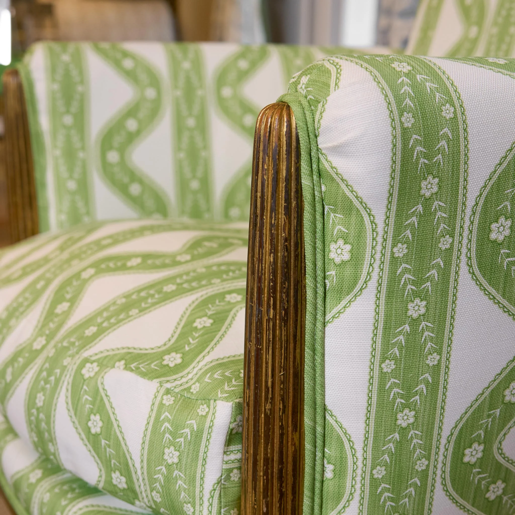 Green Theodora Fabric - Image 5