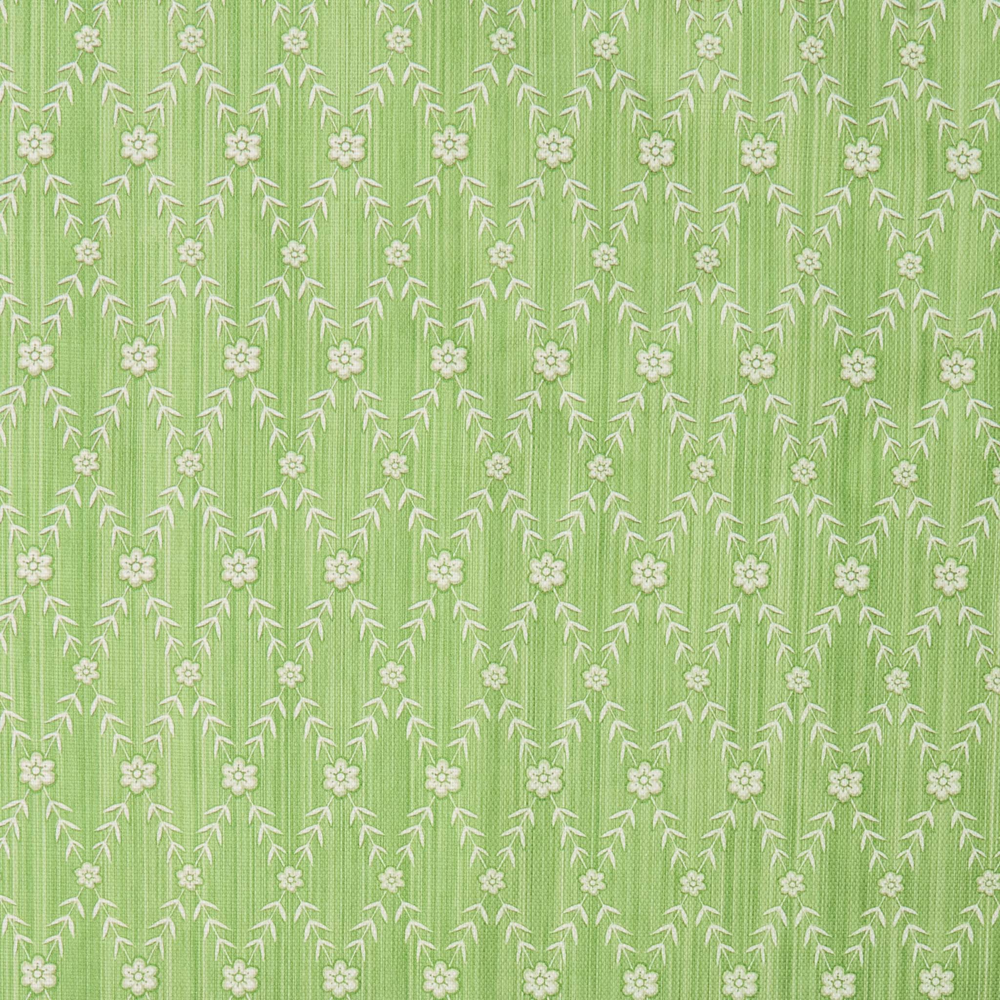 Green Theodora Trellis Fabric - Image 2