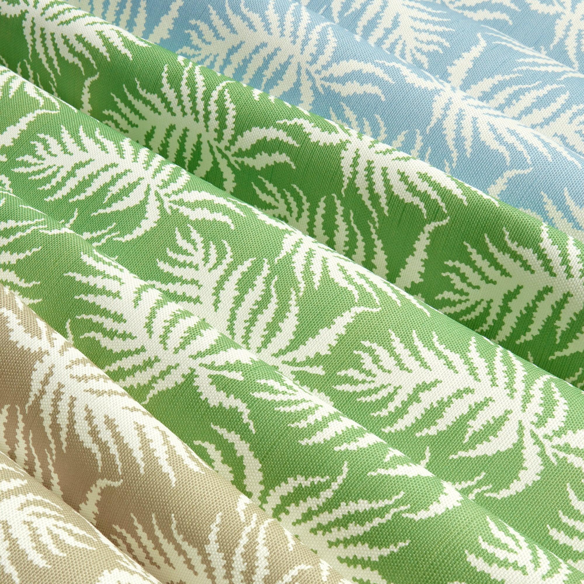 Green Trailing Ferns Fabric - Image 4