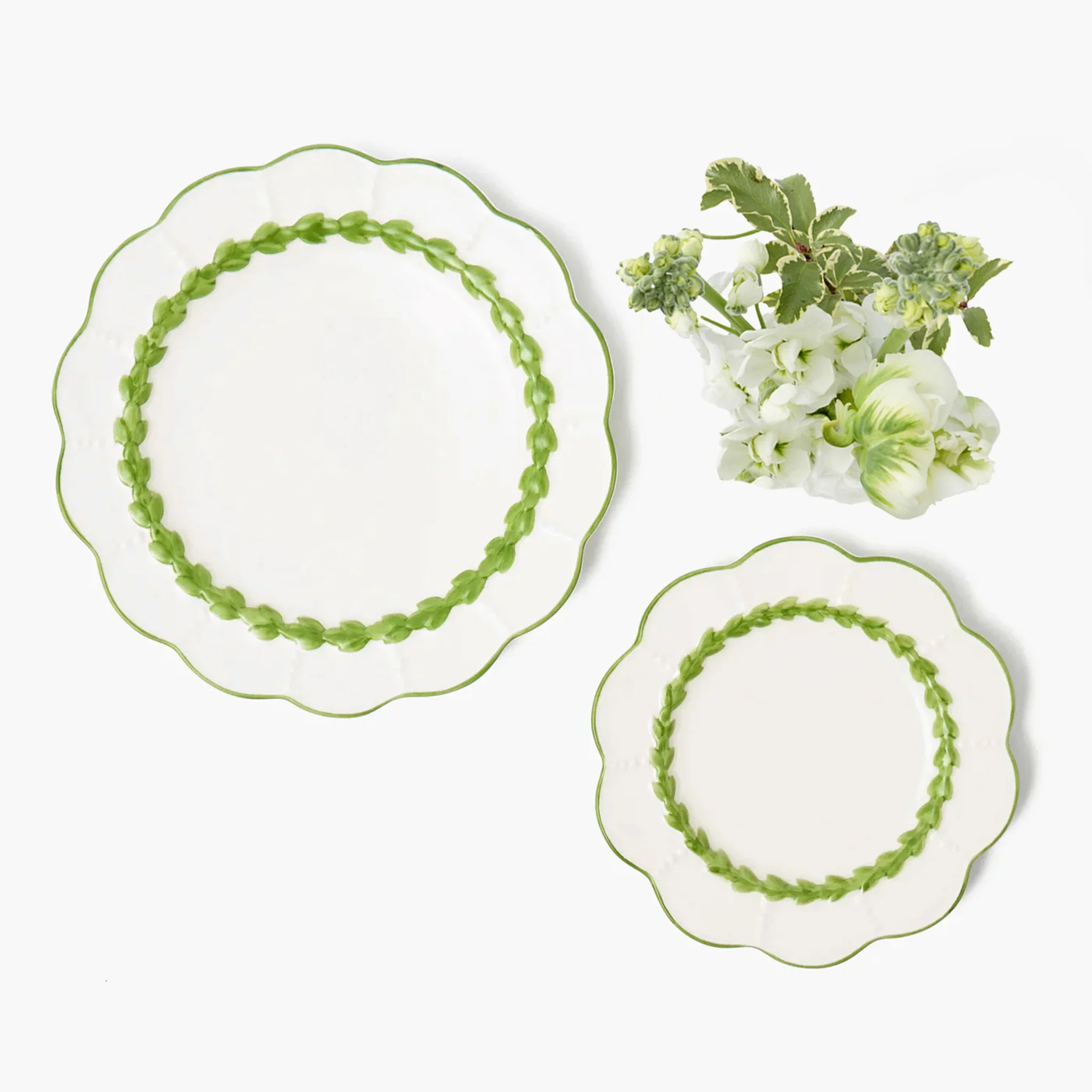 Green Laurel Starter Plate