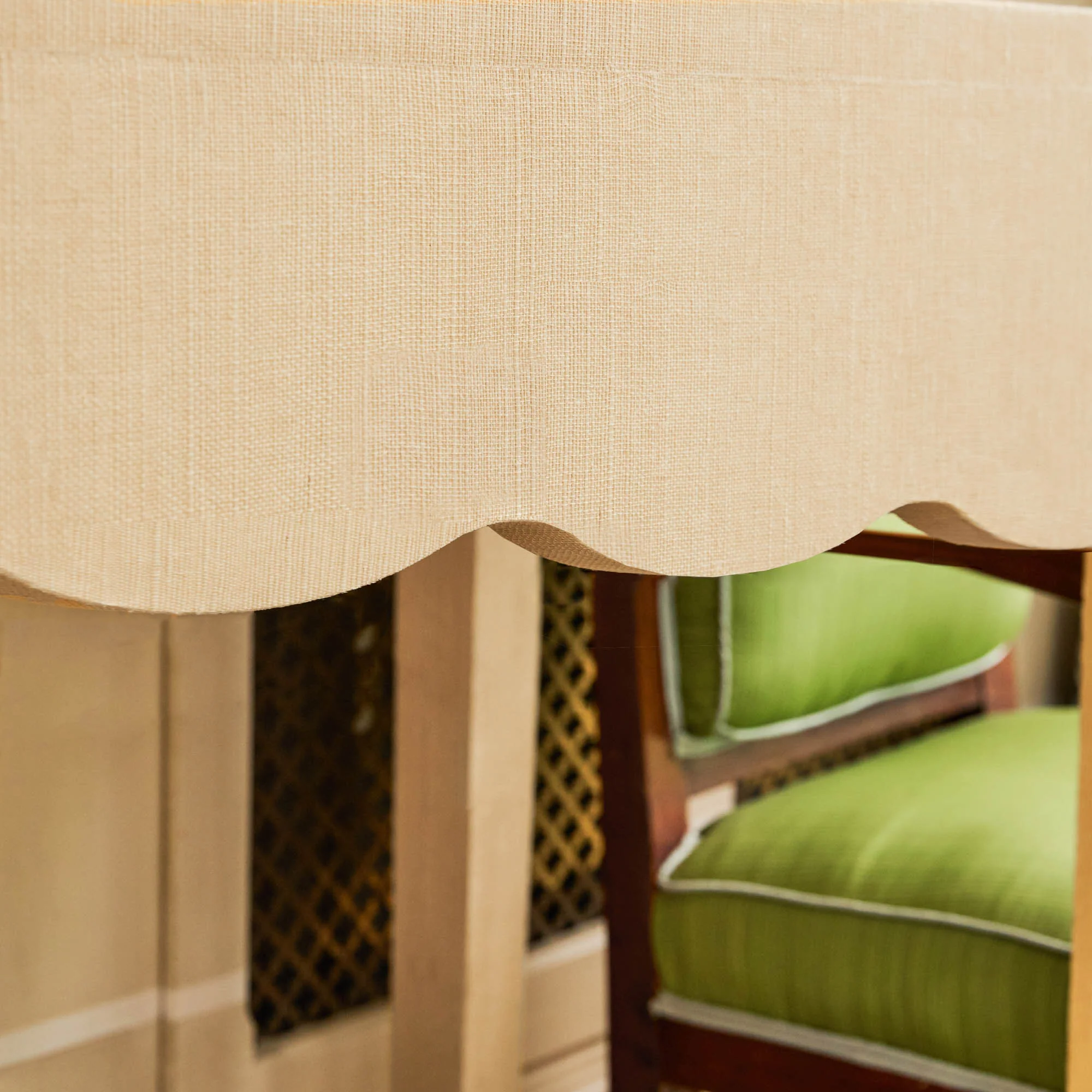 Grasscloth Console Table - Image 10