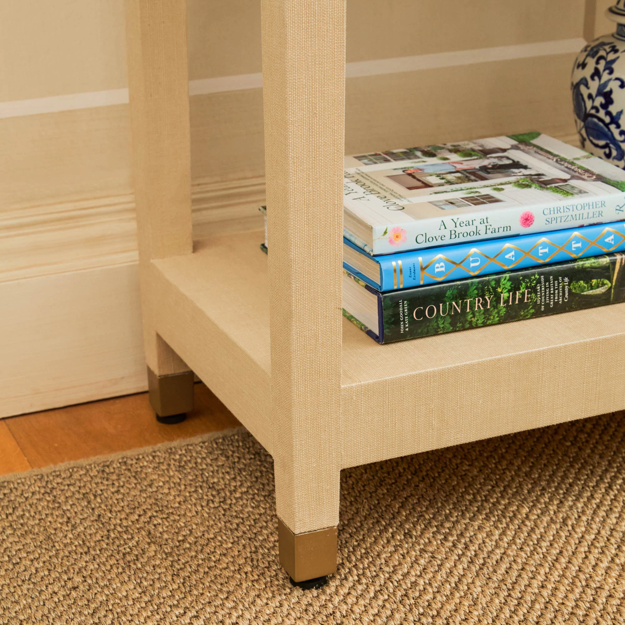 Grasscloth Console Table - Image 5