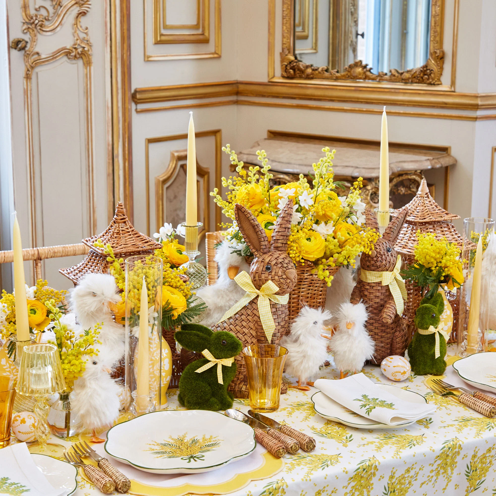 Handmade Soft Yellow Candles (Set of 8) - Image 6