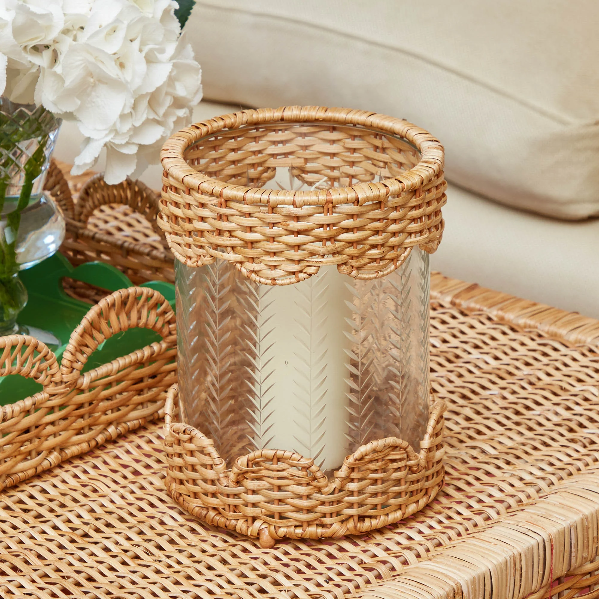 White Pillar Candle (Pair) - Image 4