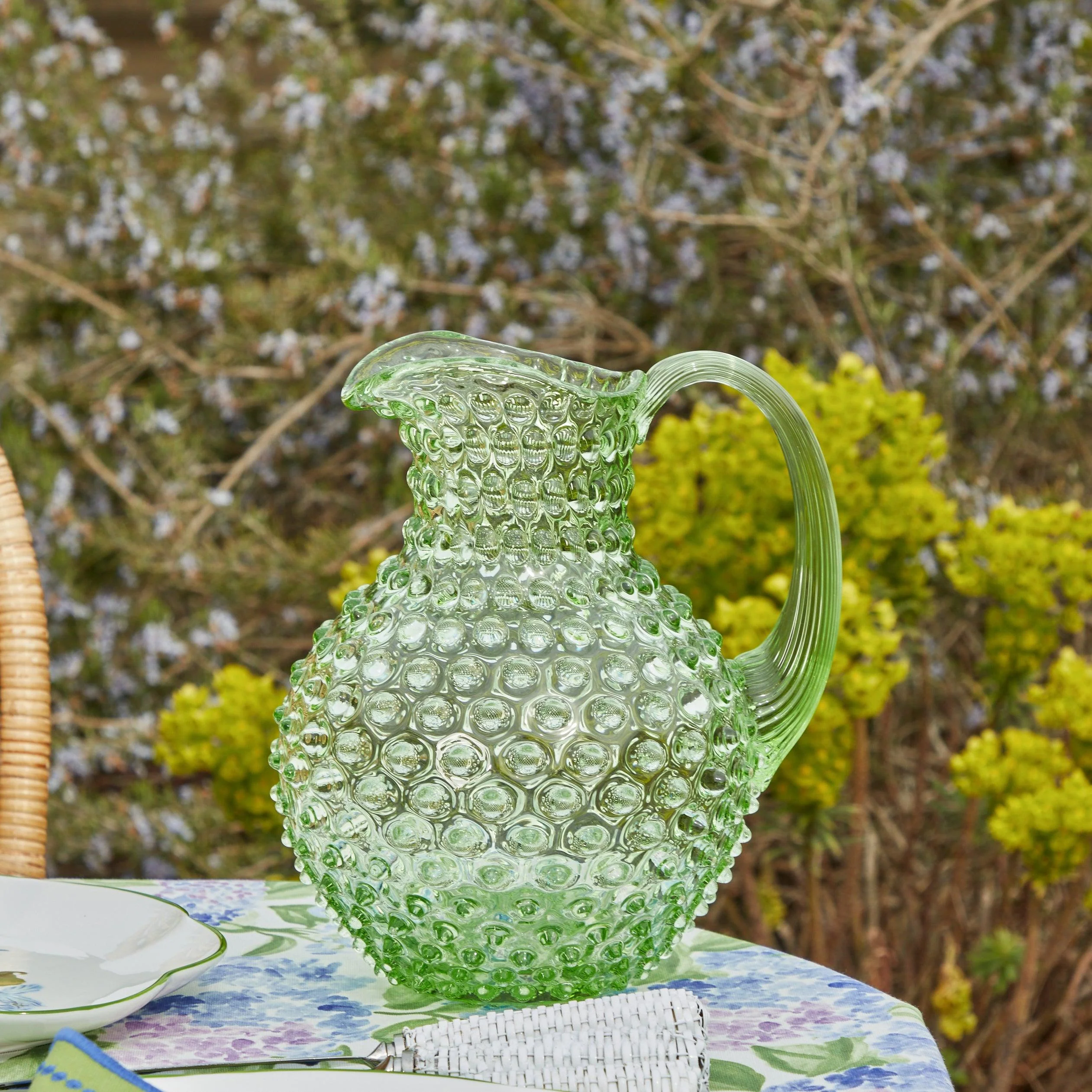 Emerald Hobnail Jug - Image 10