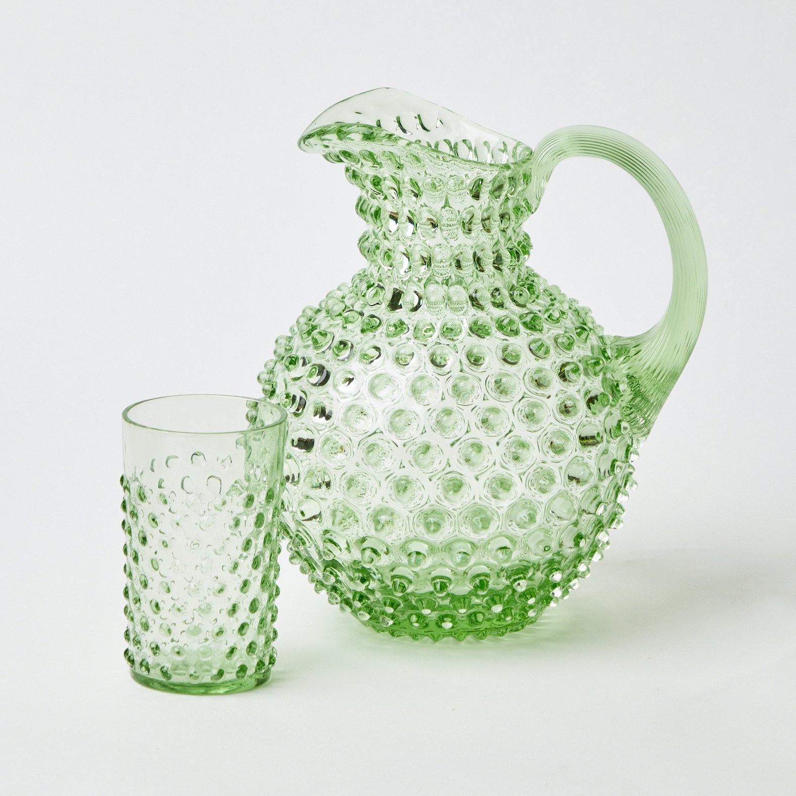 Emerald Hobnail Jug - Image 13