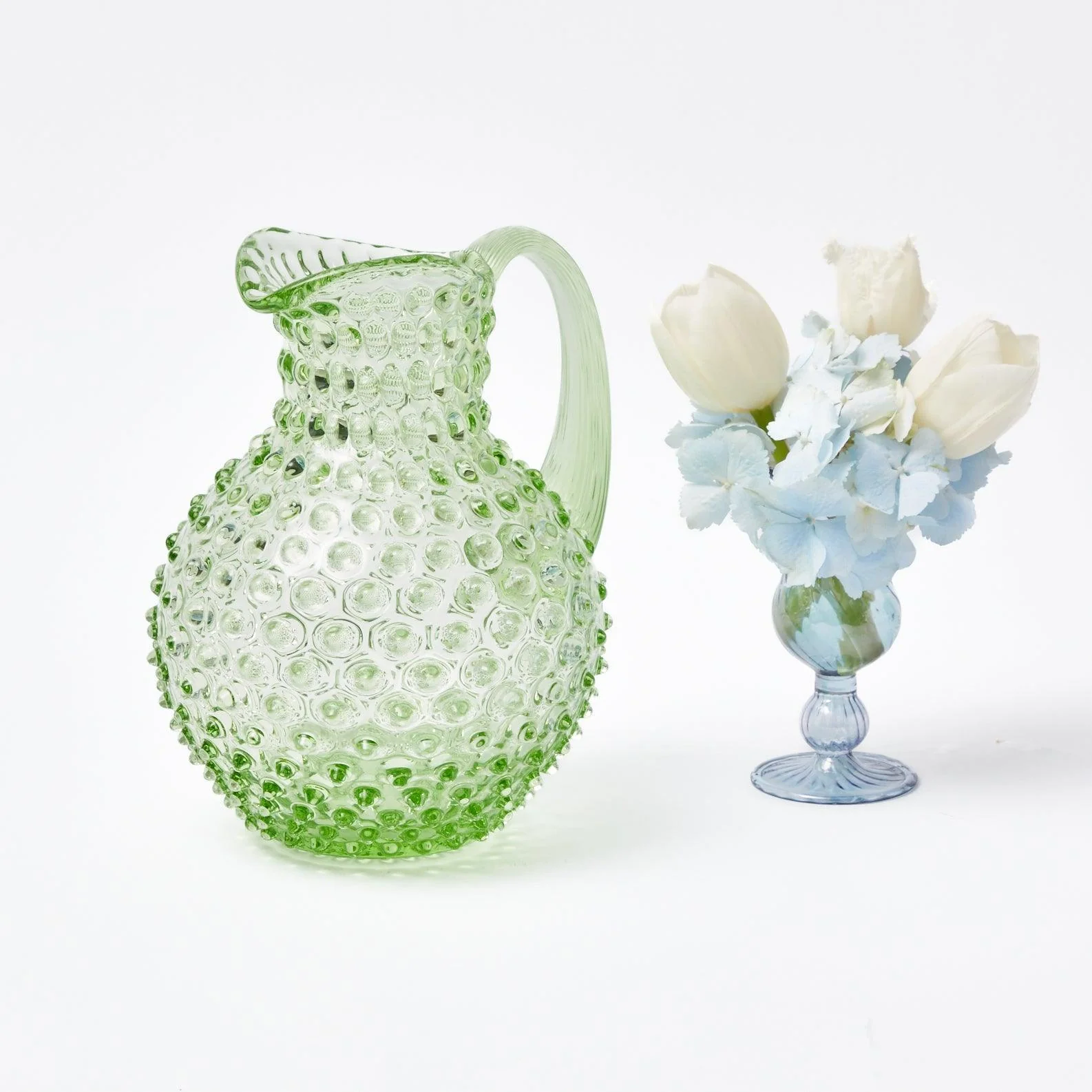 Emerald Hobnail Jug - Image 9
