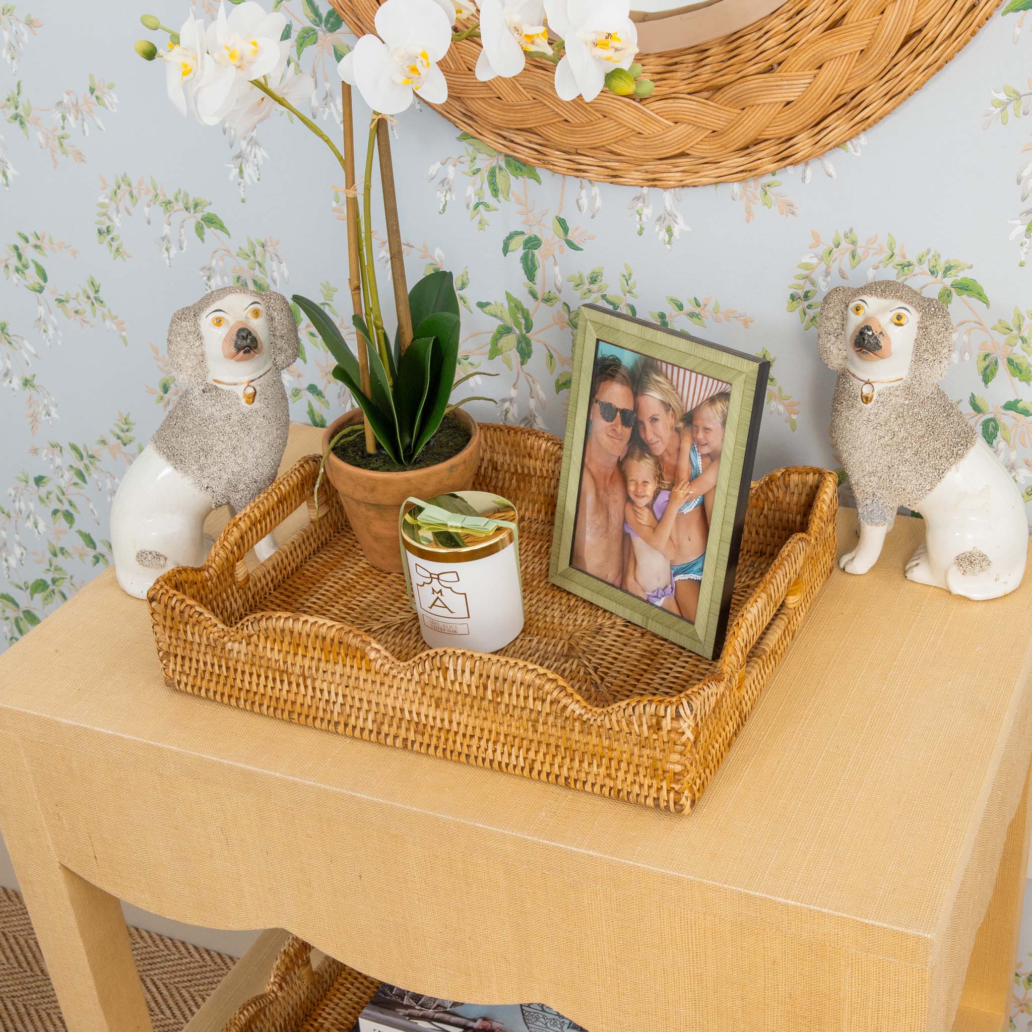 Grasscloth Table - Image 4
