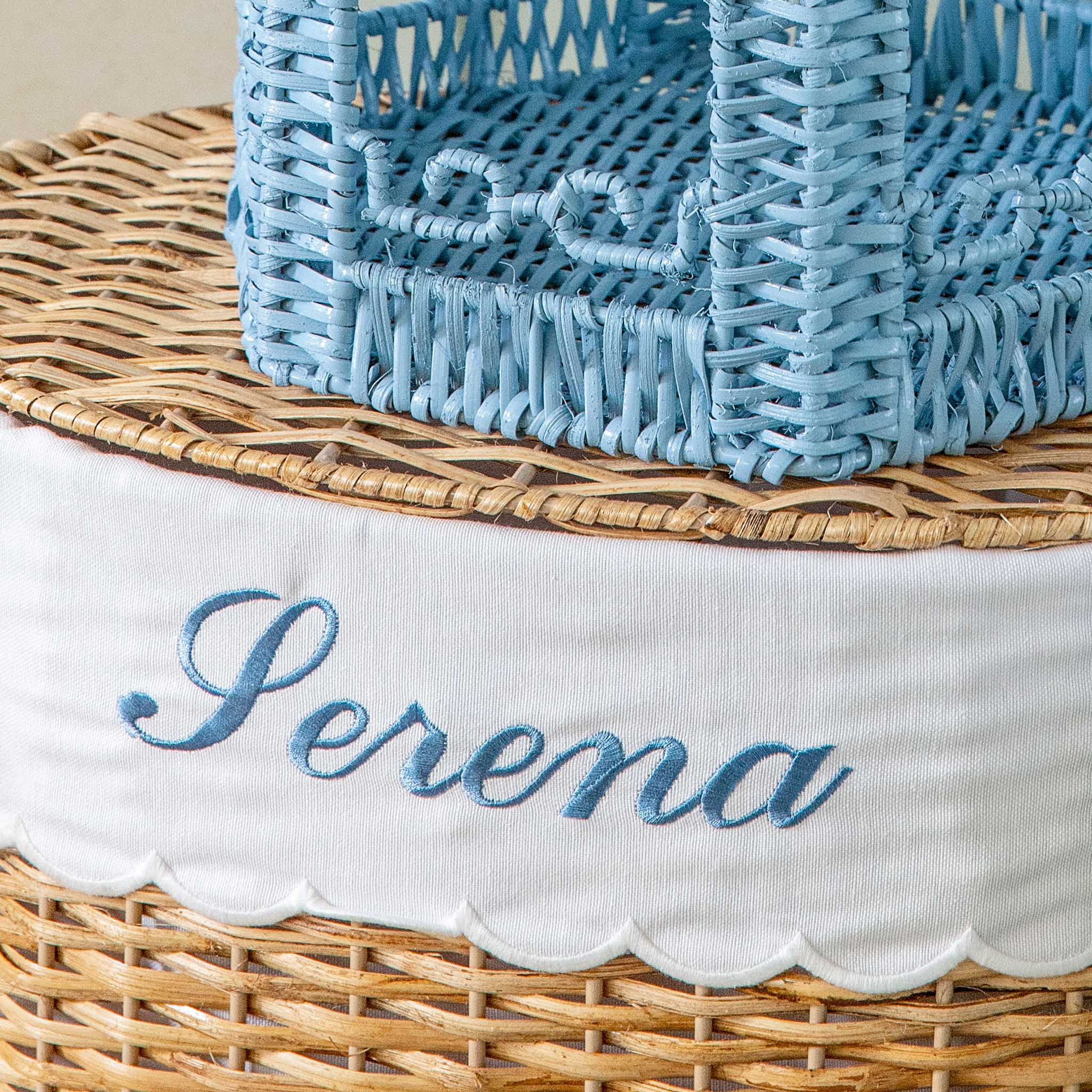 Isabella Rattan Basket (Medium) - Image 12