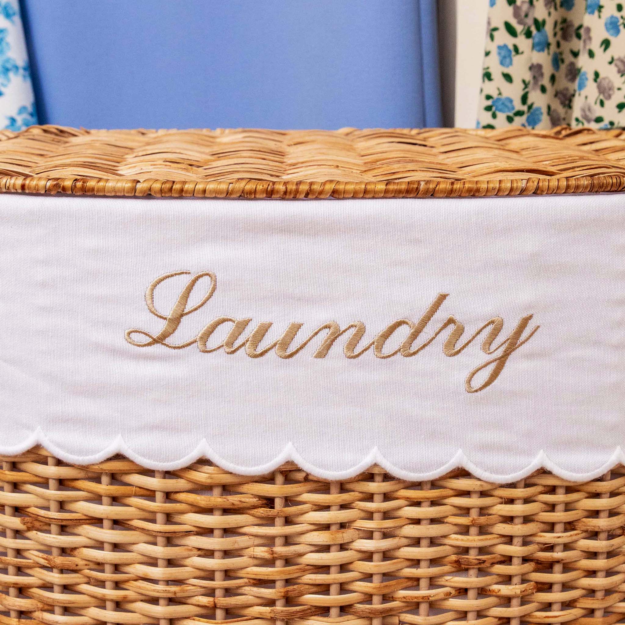 Isabella Rattan Laundry Basket - Image 12