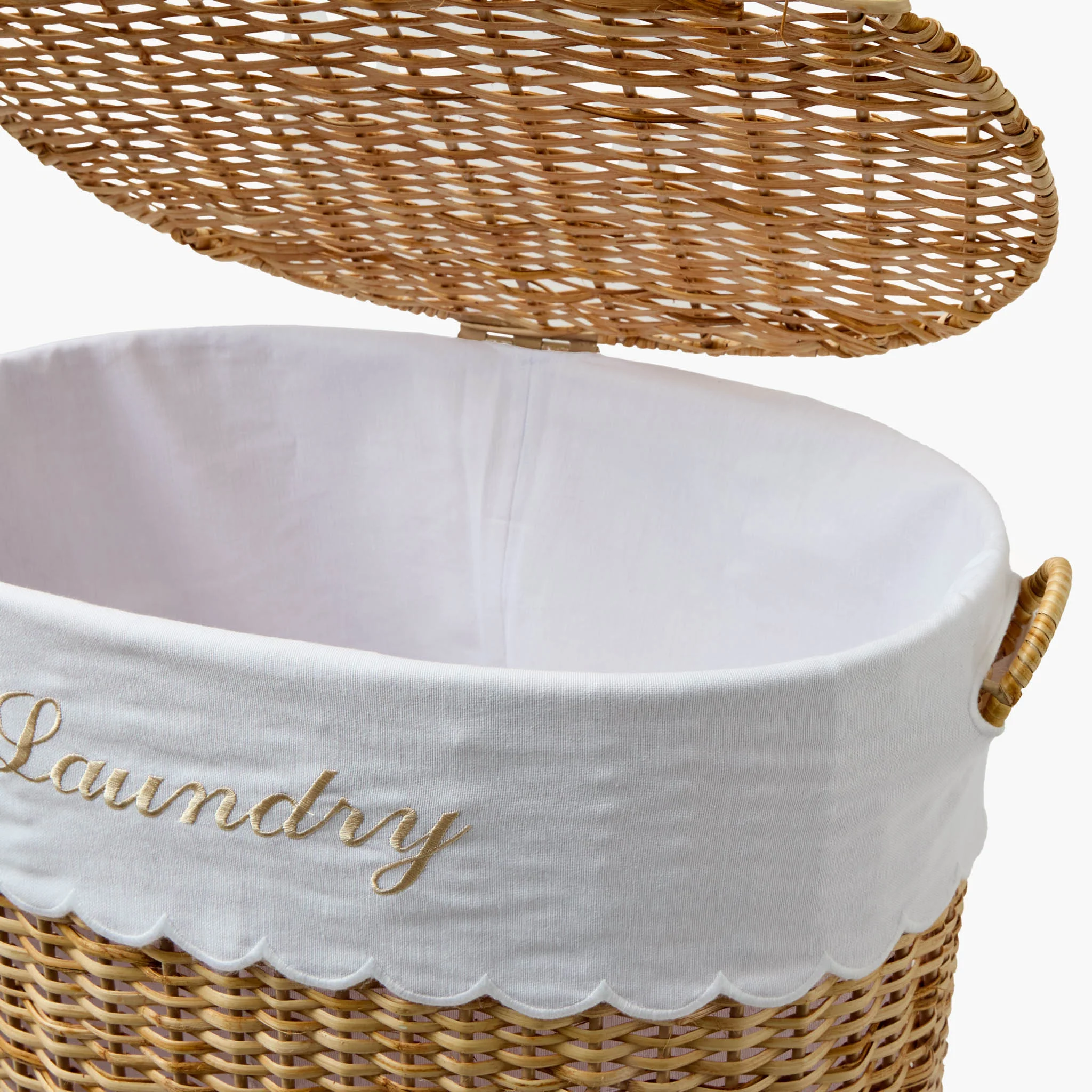 Isabella Rattan Laundry Basket - Image 4
