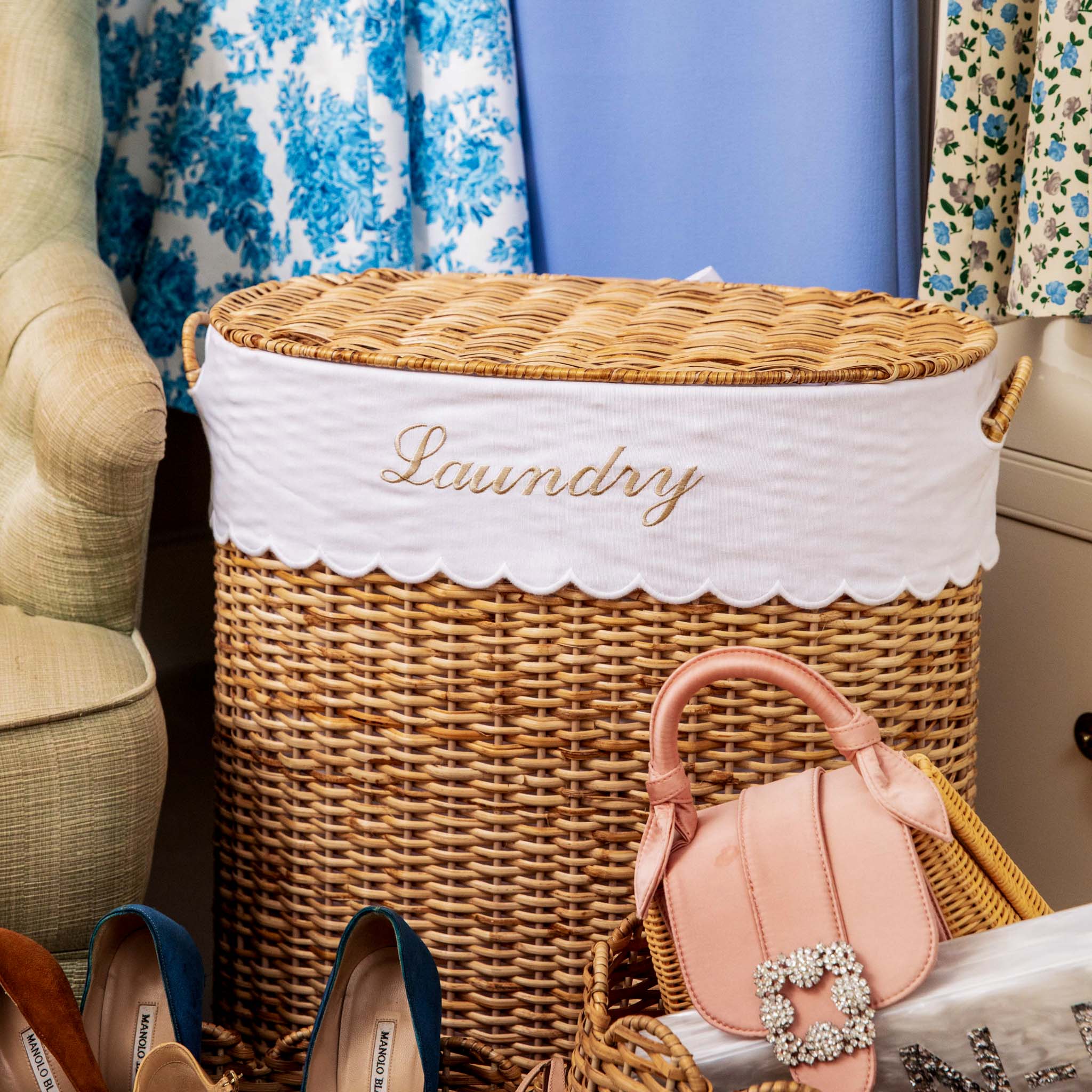 Isabella Rattan Laundry Basket - Image 5